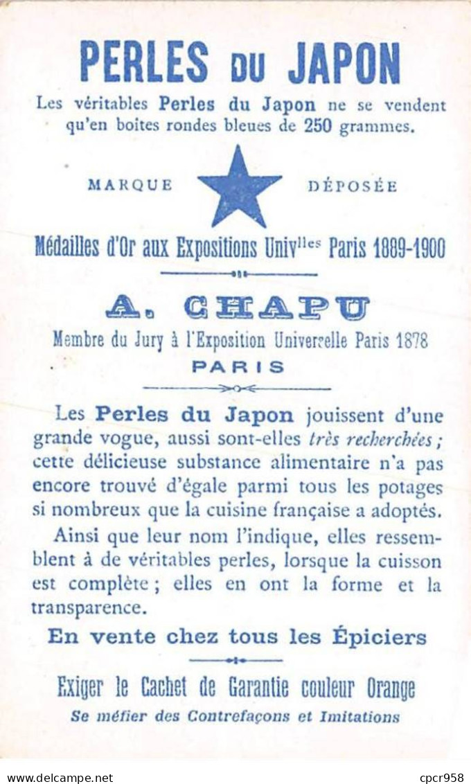 CHROMOS.AM23569.7x11 Cm Env.Perle Du Japon.Potage.A Chapu.Chateau De La Brède (Gironde) - Sonstige & Ohne Zuordnung