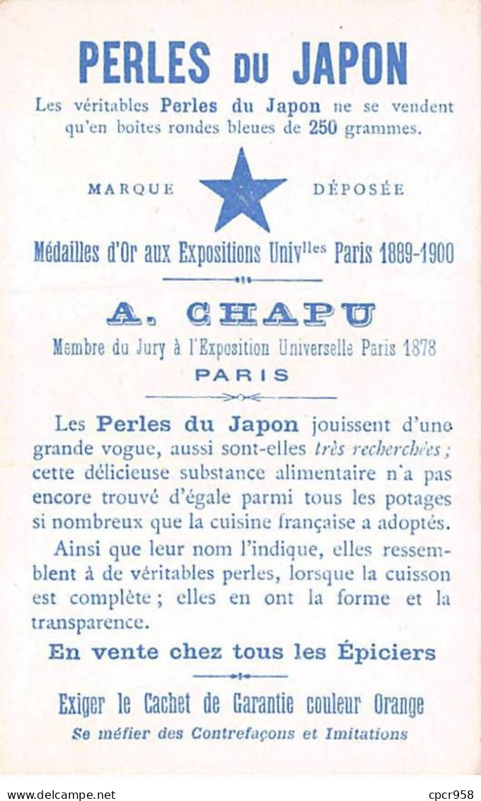 CHROMOS.AM23554.7x11 Cm Env.Perle Du Japon.Potage.A Chapu.Chateau De Lamarque (Gironde) - Other & Unclassified