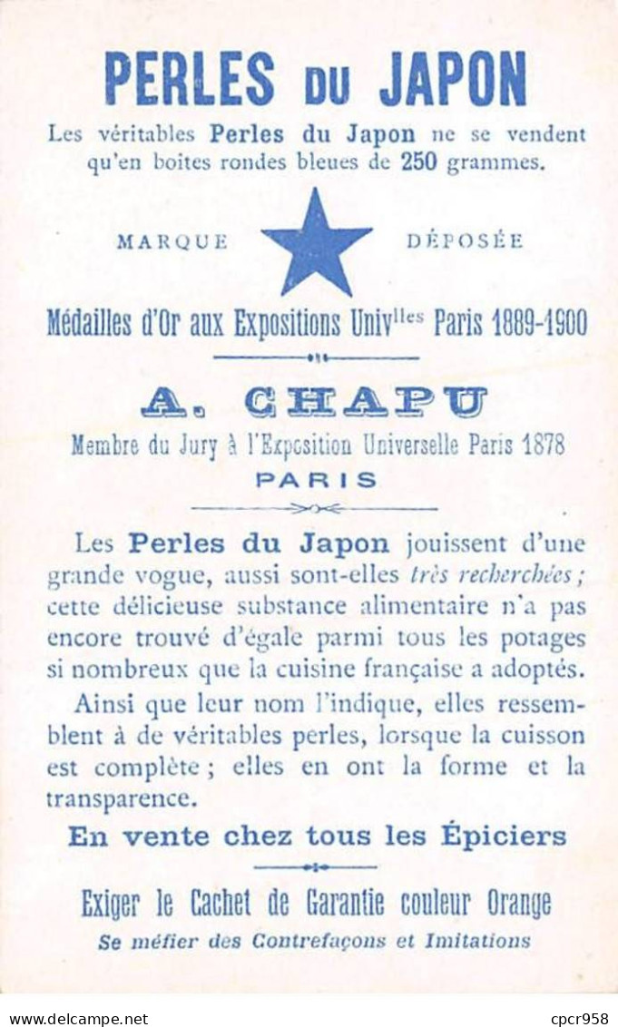 CHROMOS.AM23547.7x11 Cm Env.Perle Du Japon.Potage.A Chapu.Chateau De Pierrefonds (Oise) - Other & Unclassified