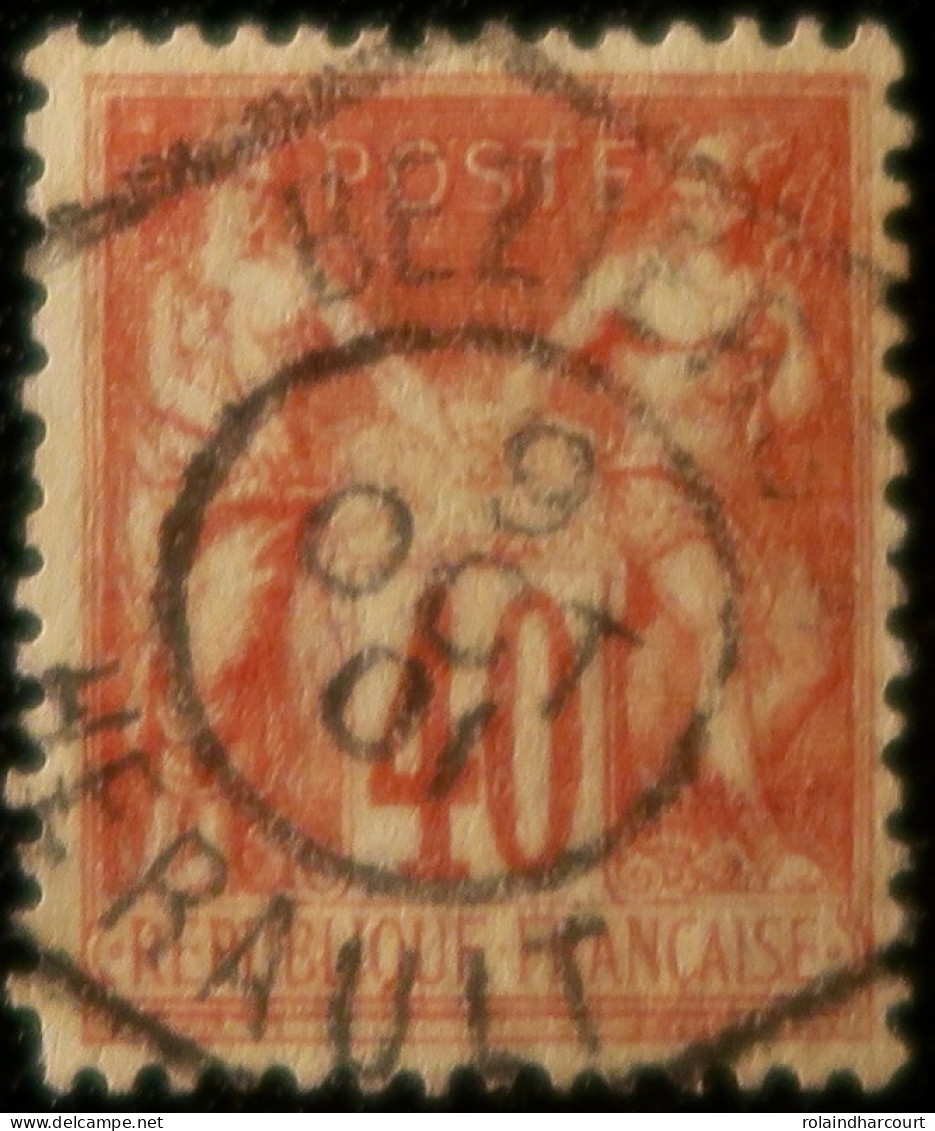 R1311/3093 - FRANCE - SAGE TYPE II N°94 >>> CACHET SPECAL De BEZIERS (Hérault) 9 OCTOBRE 1901 (BUREAU SUPPLEMENTAIRE) - 1876-1898 Sage (Tipo II)
