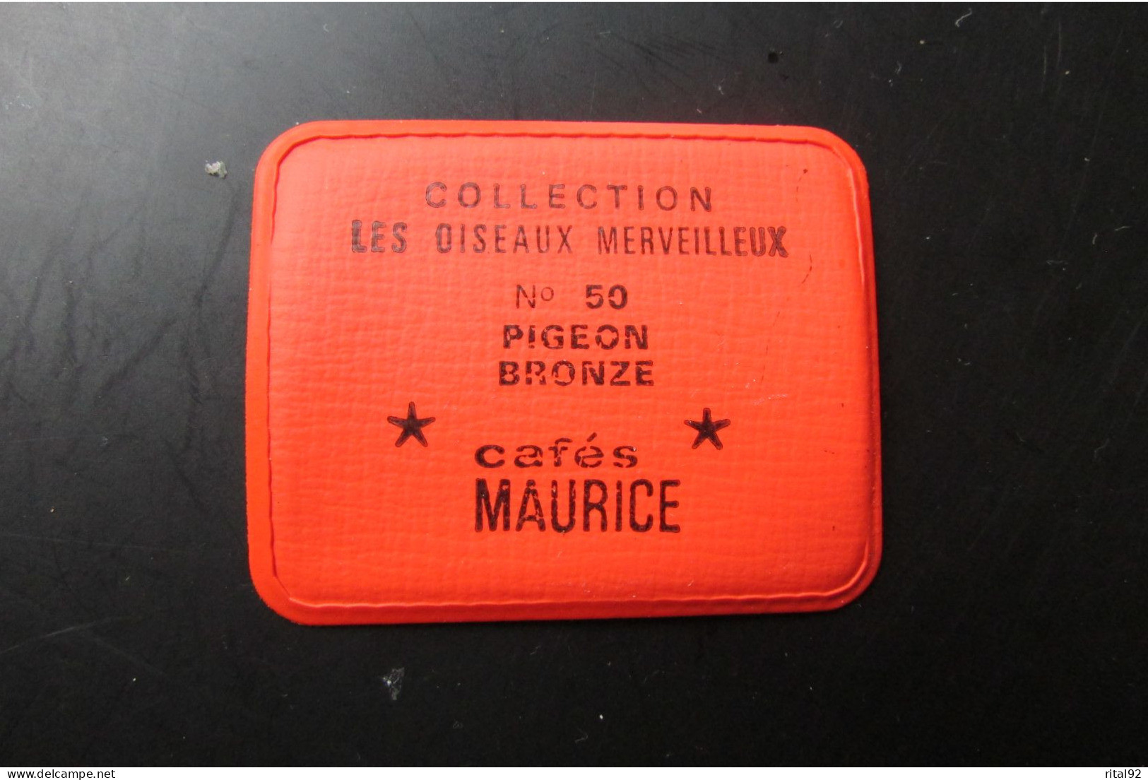 Chromo/Image Plastifié "Cafés MAURICE" - Série "Les Oiseaux Merveilleux" - Années 60/70 - Tea & Coffee Manufacturers