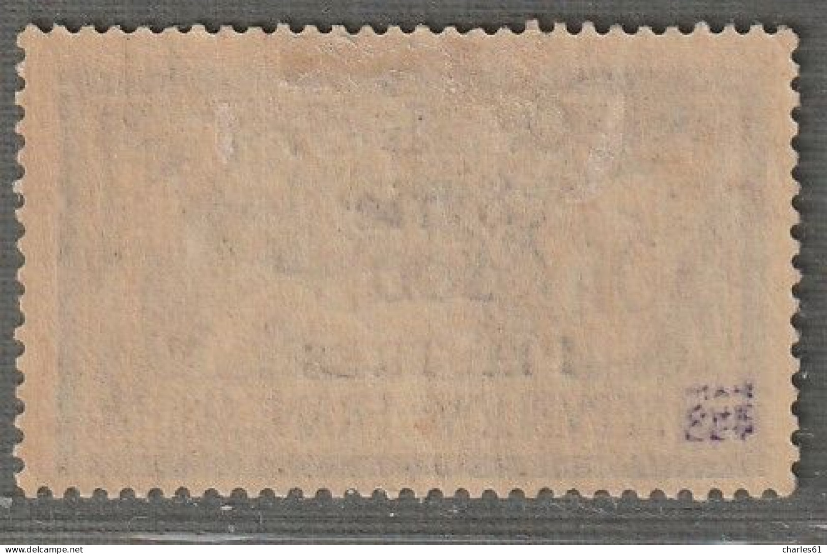 SYRIE - N°43 * (1920) 100pi Sur 5f Bleu Et Chamois - Ungebraucht