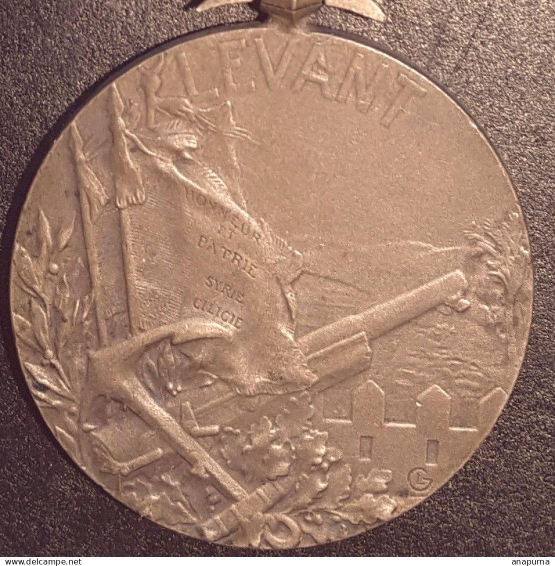 MÉDAILLE COMMÉMORATIVE DE SYRIE CILICIE, LEVANT, - France