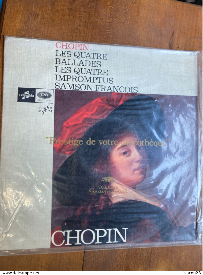 LP - 33T - CHOPIN- LES 4 BALLADES LES 4 IMPROMPTUS SAMSON FRANCOIS -  VOIR POCHETTE (SOUS PLASTIQUE) - Clásica