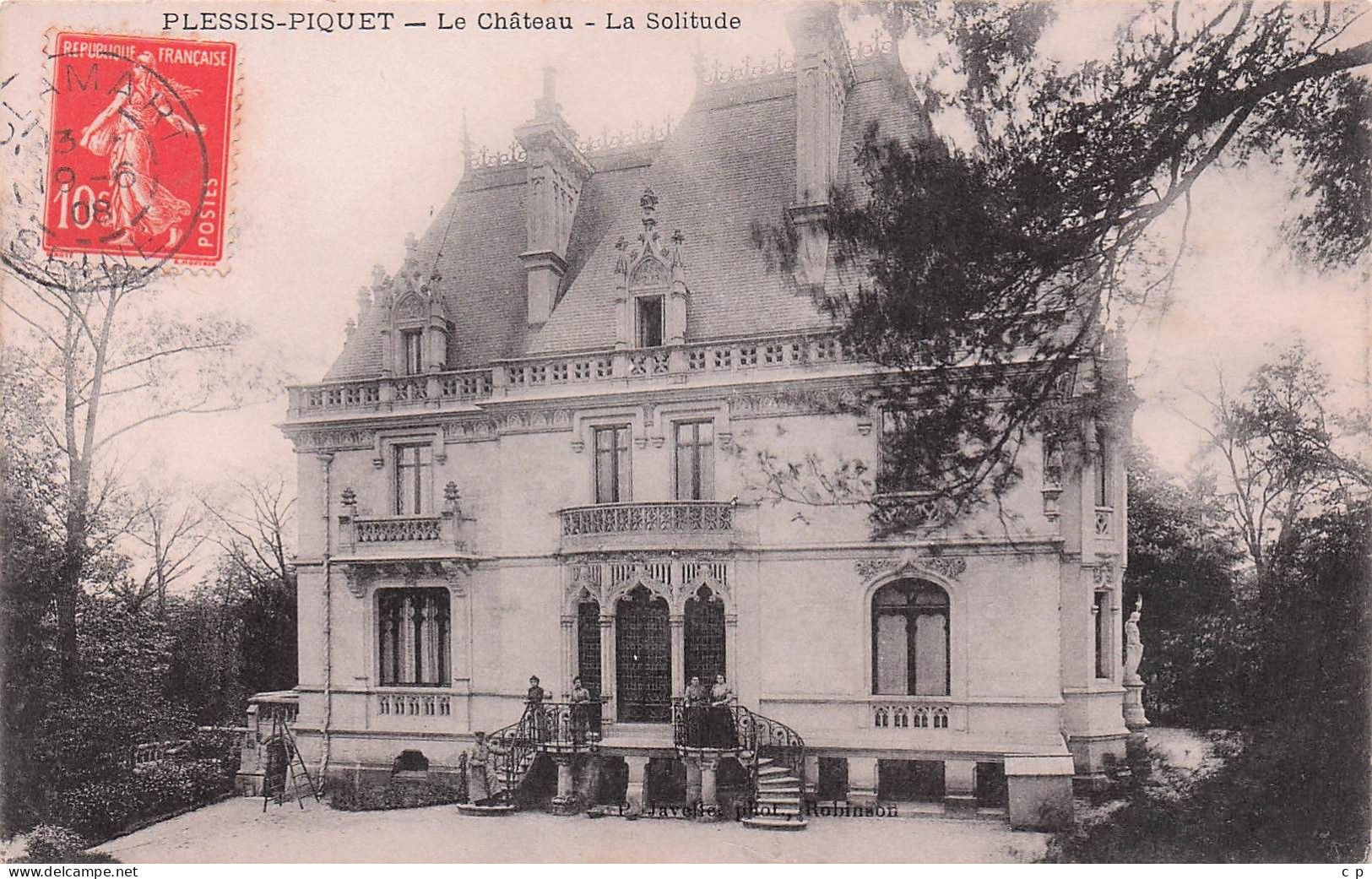 Plessis Piquet - Chateau - La Solitude  -  CPA °J - Sonstige & Ohne Zuordnung