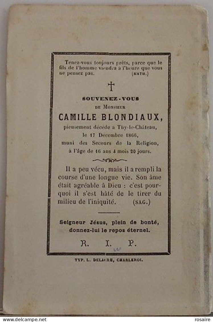 Camille Blondiaux-1866-linkerrandje Sleets - Imágenes Religiosas