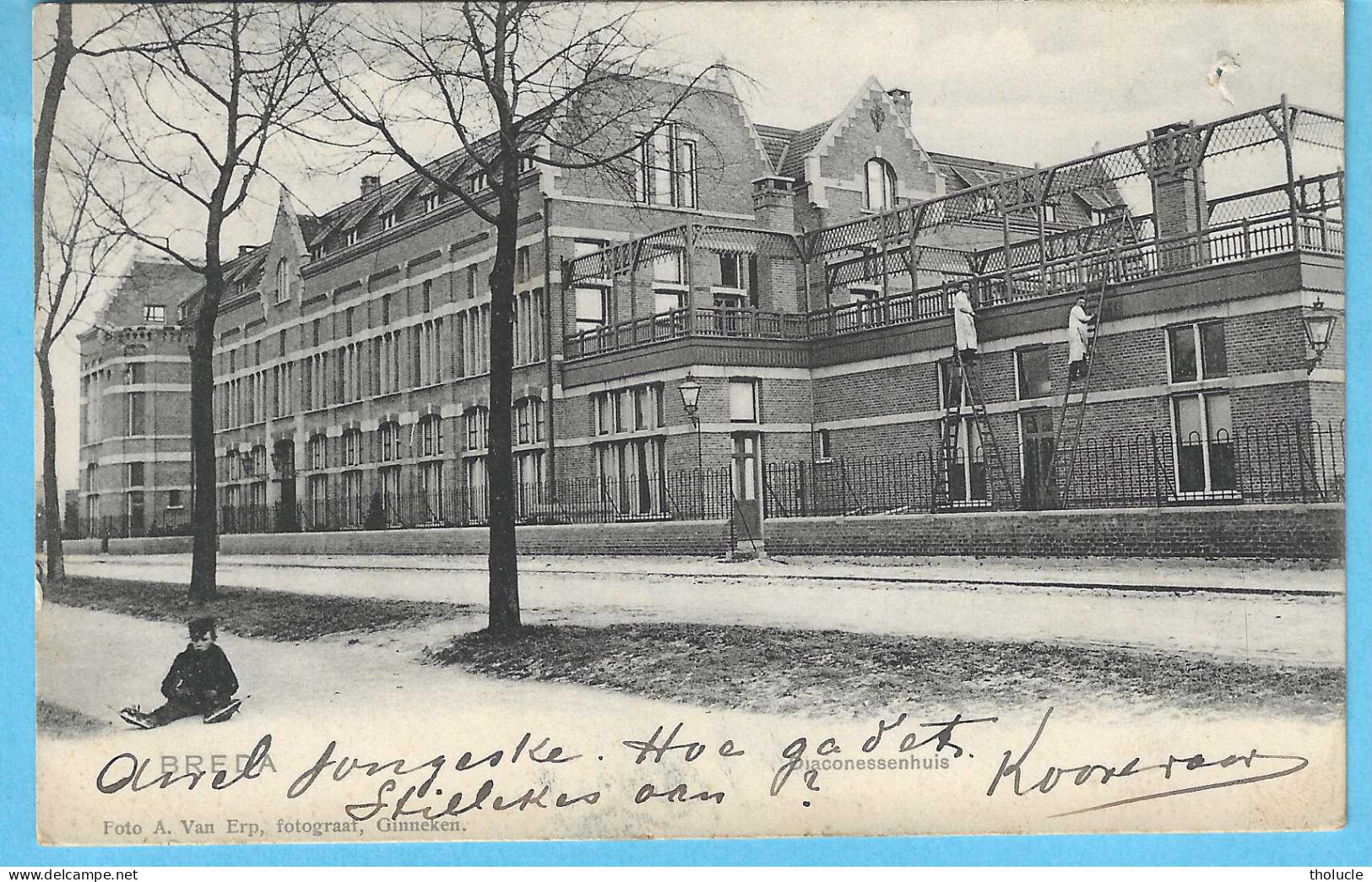 Breda (Noord-Brabant)-1905-Diaconessenhuis-Verzonden Naar Likimi-Congo-Belge-Léopoldville Via Anvers-Très Rare - Breda