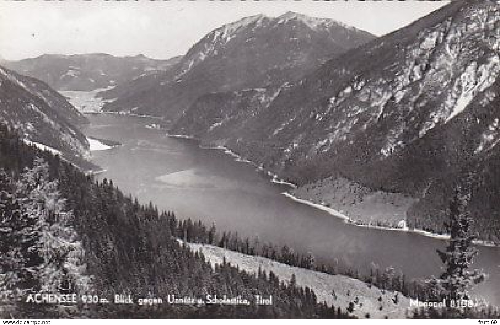 AK 216274 AUSTRIA - Achensee - Blick Gegen Unnütz G. Scholastika - Achenseeorte