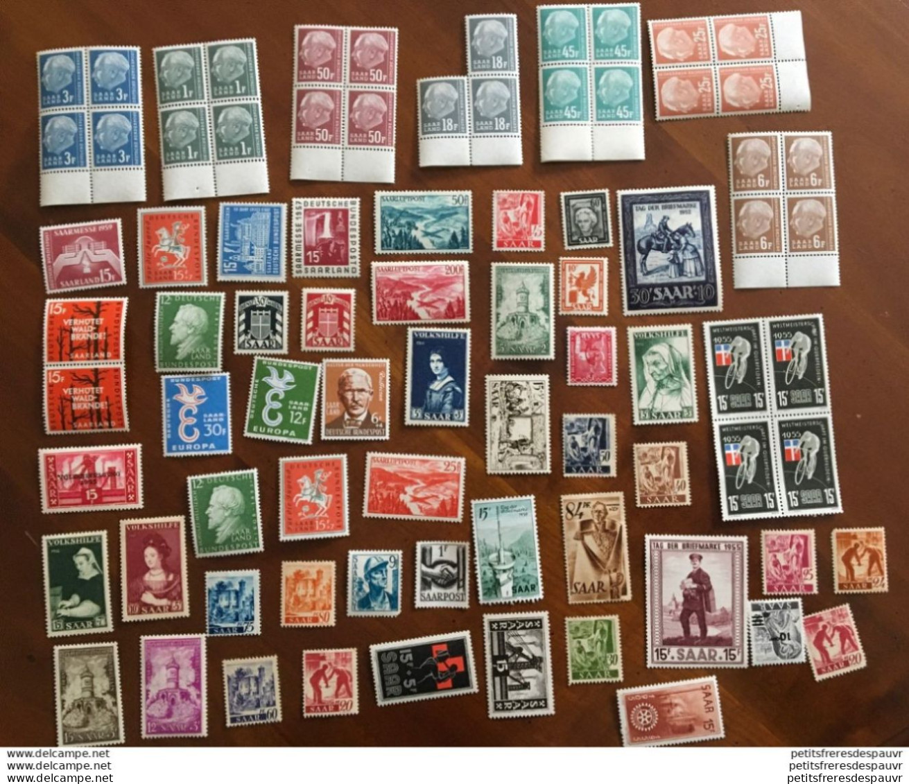 SAAR - Enorme Vrac Neufs Et Oblitérés - Huge Stock Of Used & MH Stamps - Briefmarkenmasse - Gebruikt