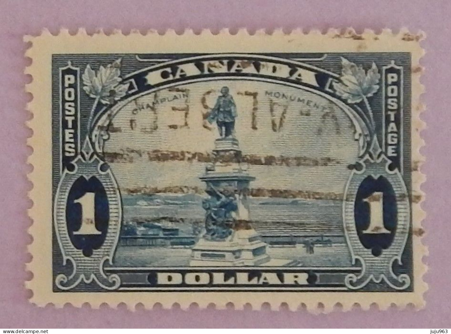 CANADA YT 189 OBLITERE "MONUMENT DE CHAMPLAIN A QUEBEC" ANNÉE 1935 - Usati