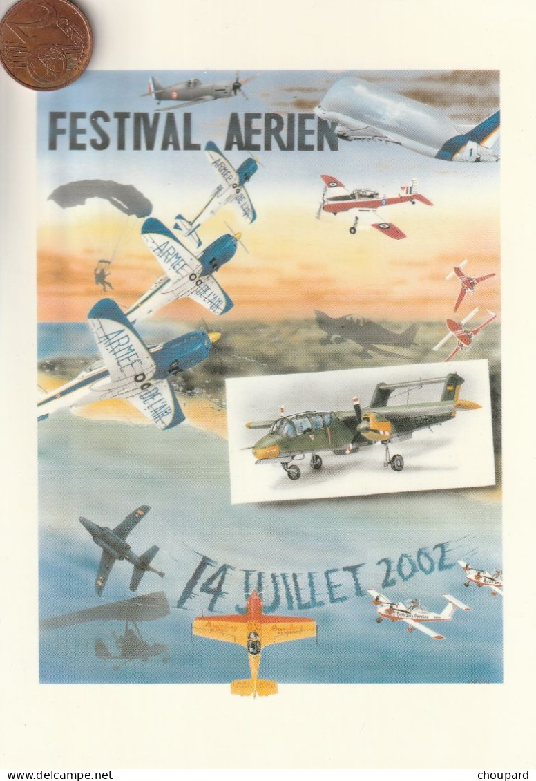 44 - Carte Postale Du Festival Aérien De Saint Brévin Les Pins 14 Juillet 2002 - Saint-Brevin-les-Pins
