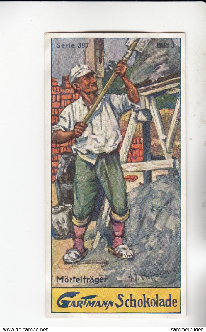 Gartmann Typen Vom Neubau Der Mörtelträger    Serie 397 #3 Von 1914 - Other & Unclassified