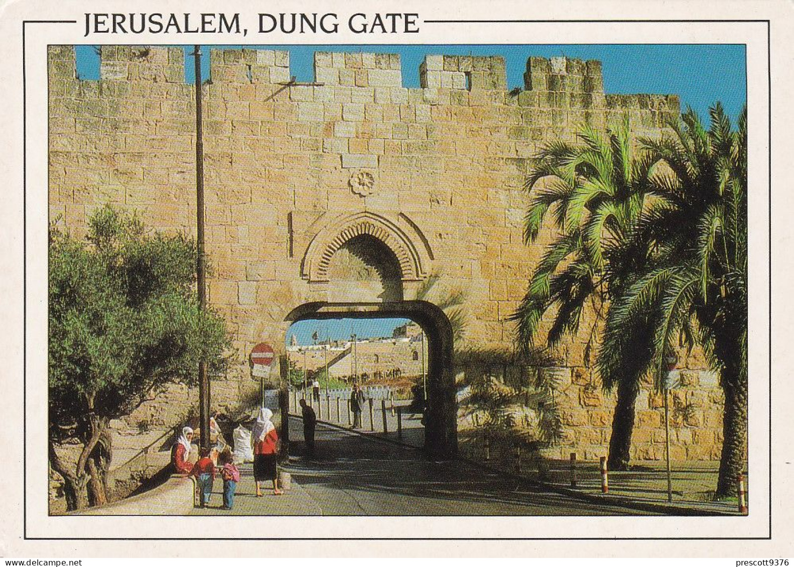Dung Gate, Jerusalem -   Unused Postcard   - L Size 17x12Cm - LS4 - Israel