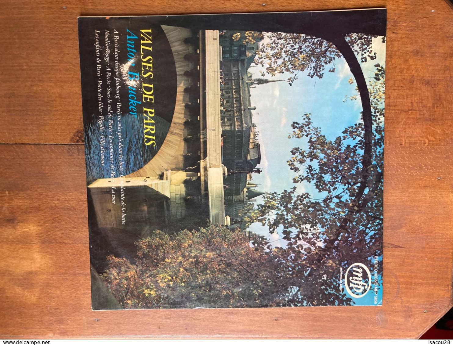 LP - 33T - VALSES DE PARIS - ANTON BRUCKER  VOIR POCHETTE - Classical