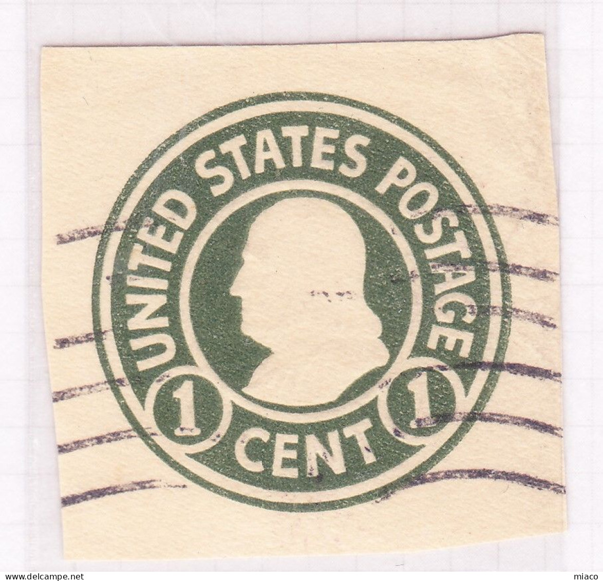 R100 USA Franklin 1 Cent 1906 - Used Stamps