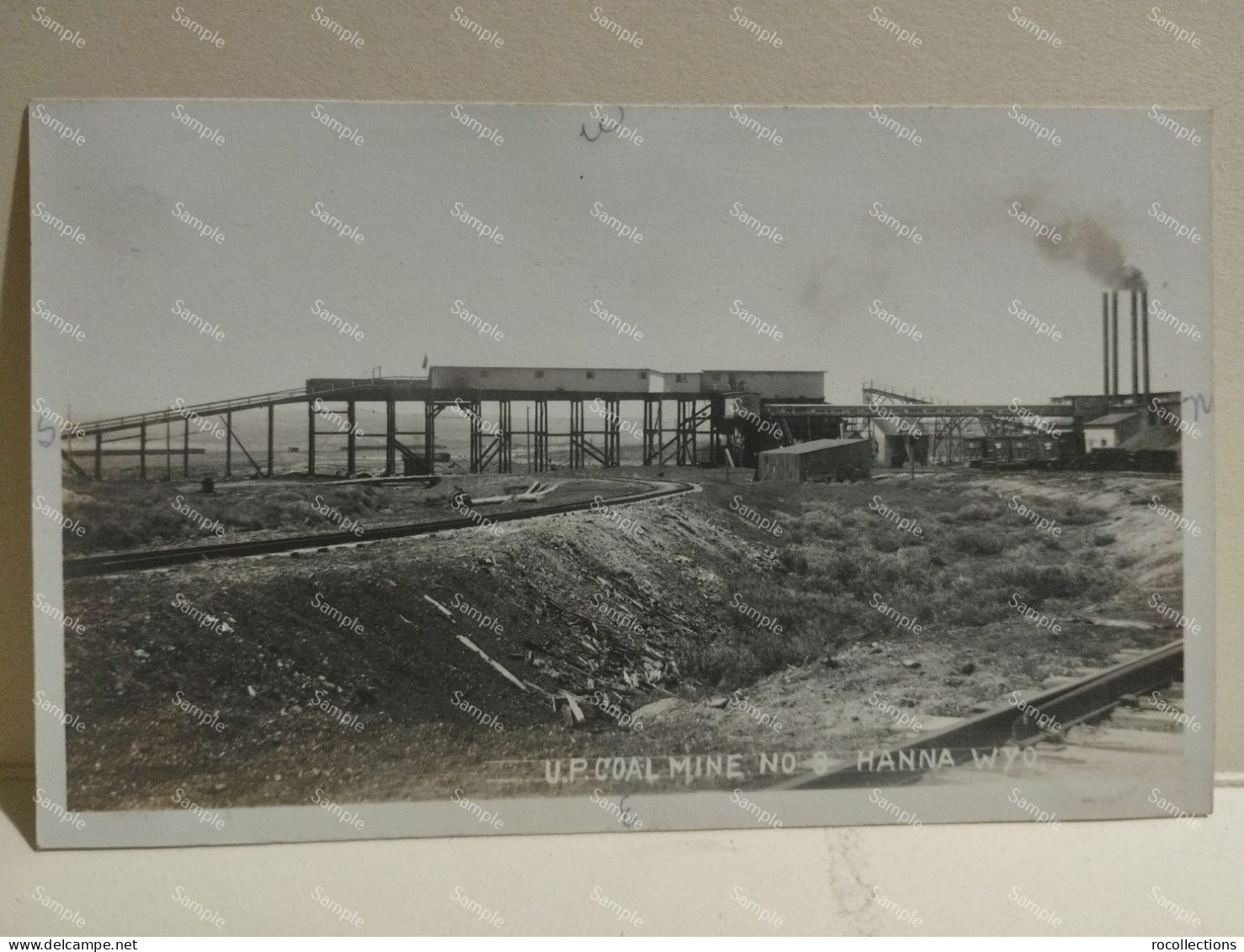 US Postcard Wyoming Carbon County HANNA  U.P. Coal Mine No. 3 - Sonstige & Ohne Zuordnung