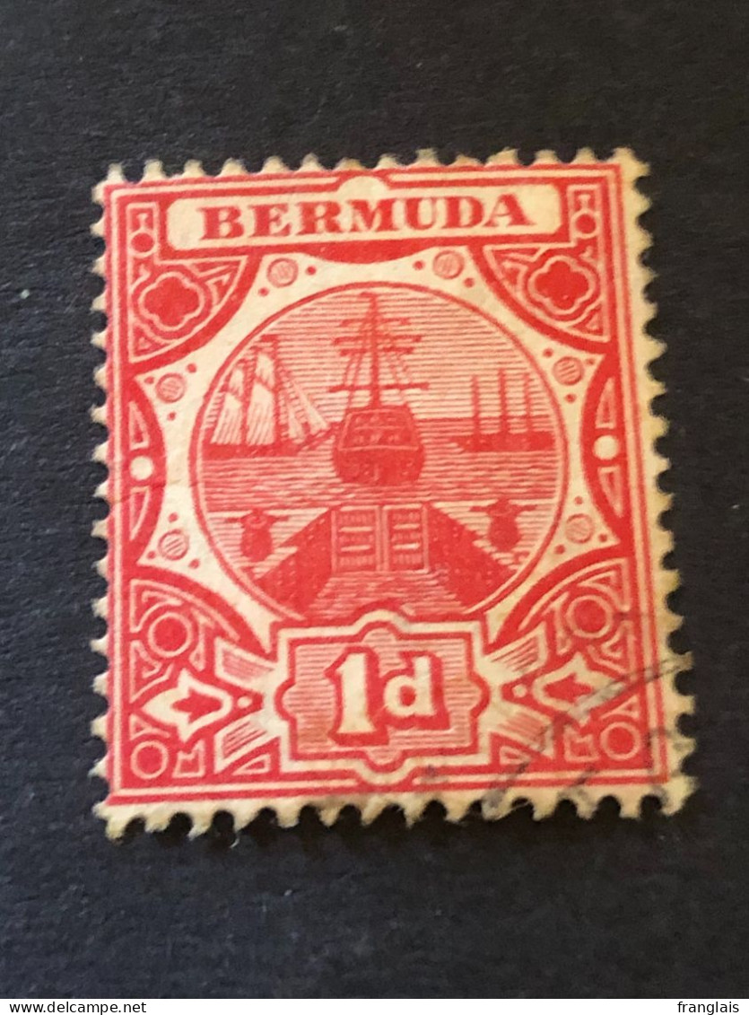 BERMUDA SG 38  1d Red  FU - Bermuda