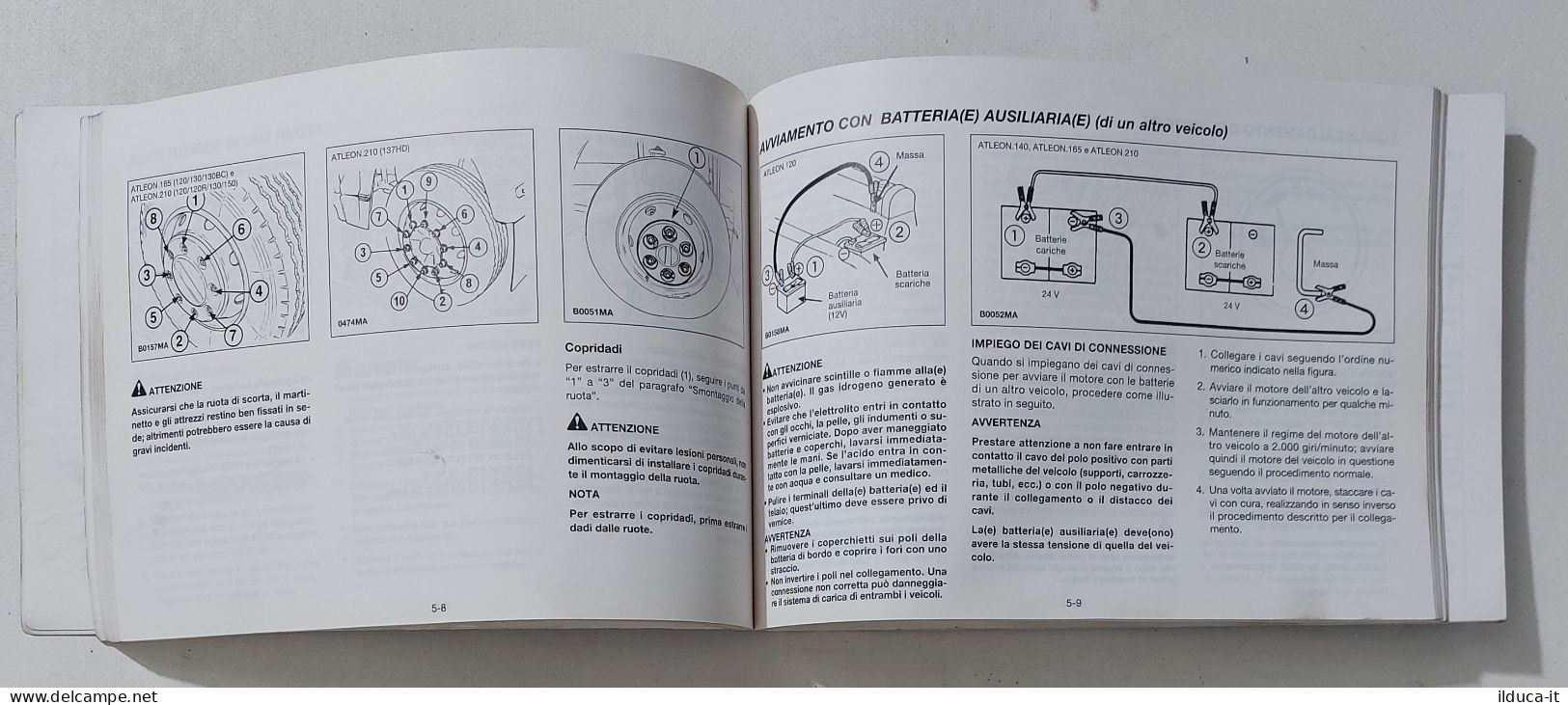 69877 Uso E Manutenzione 2001 - Nissan Atleon - Moto