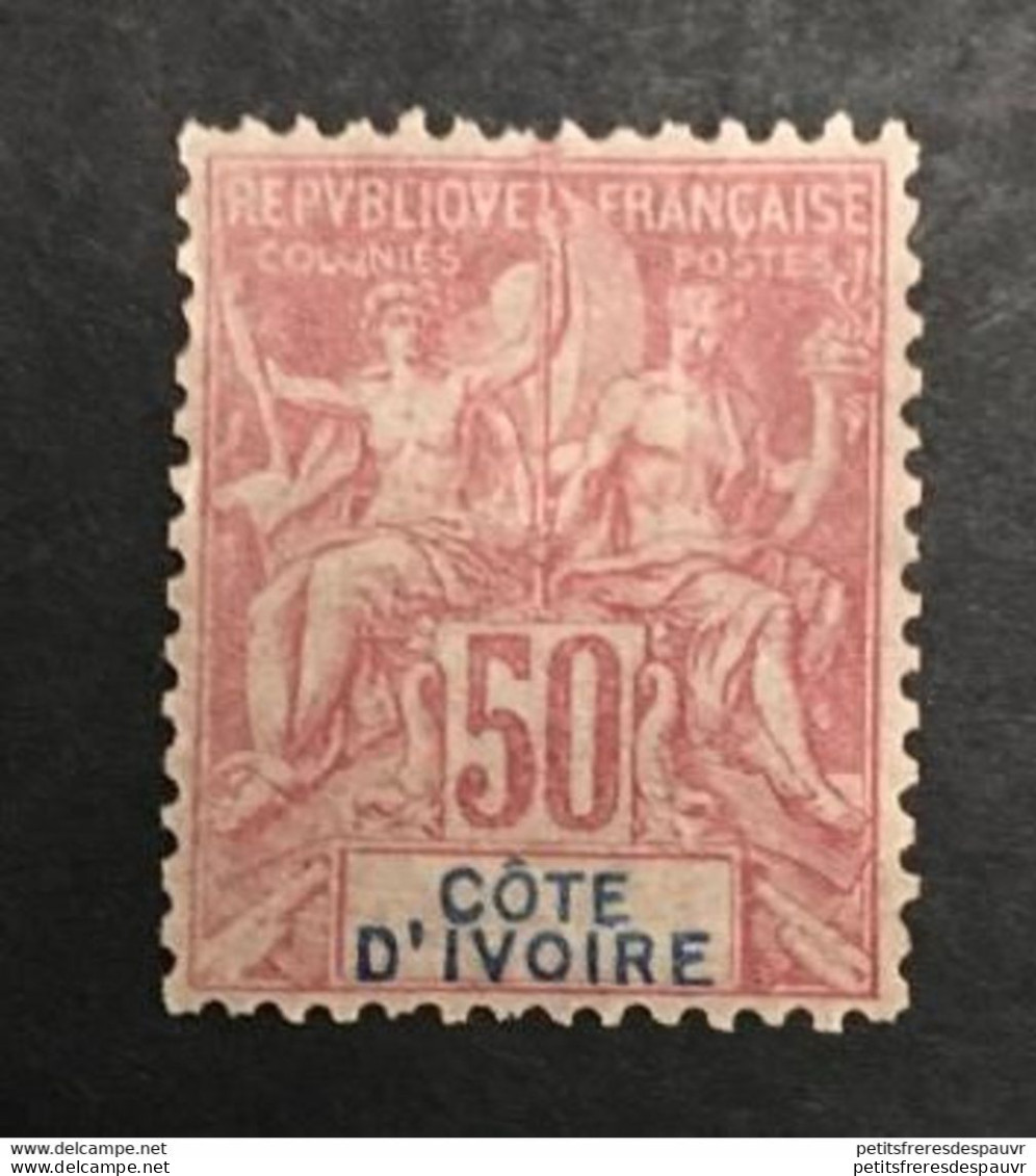 COLONIES FRANCAISES - COTE D'IVOIRE - YT 11 - Neuf Avec Charnière MH * - 1 Dent Courte - Cote 100E - Unused Stamps