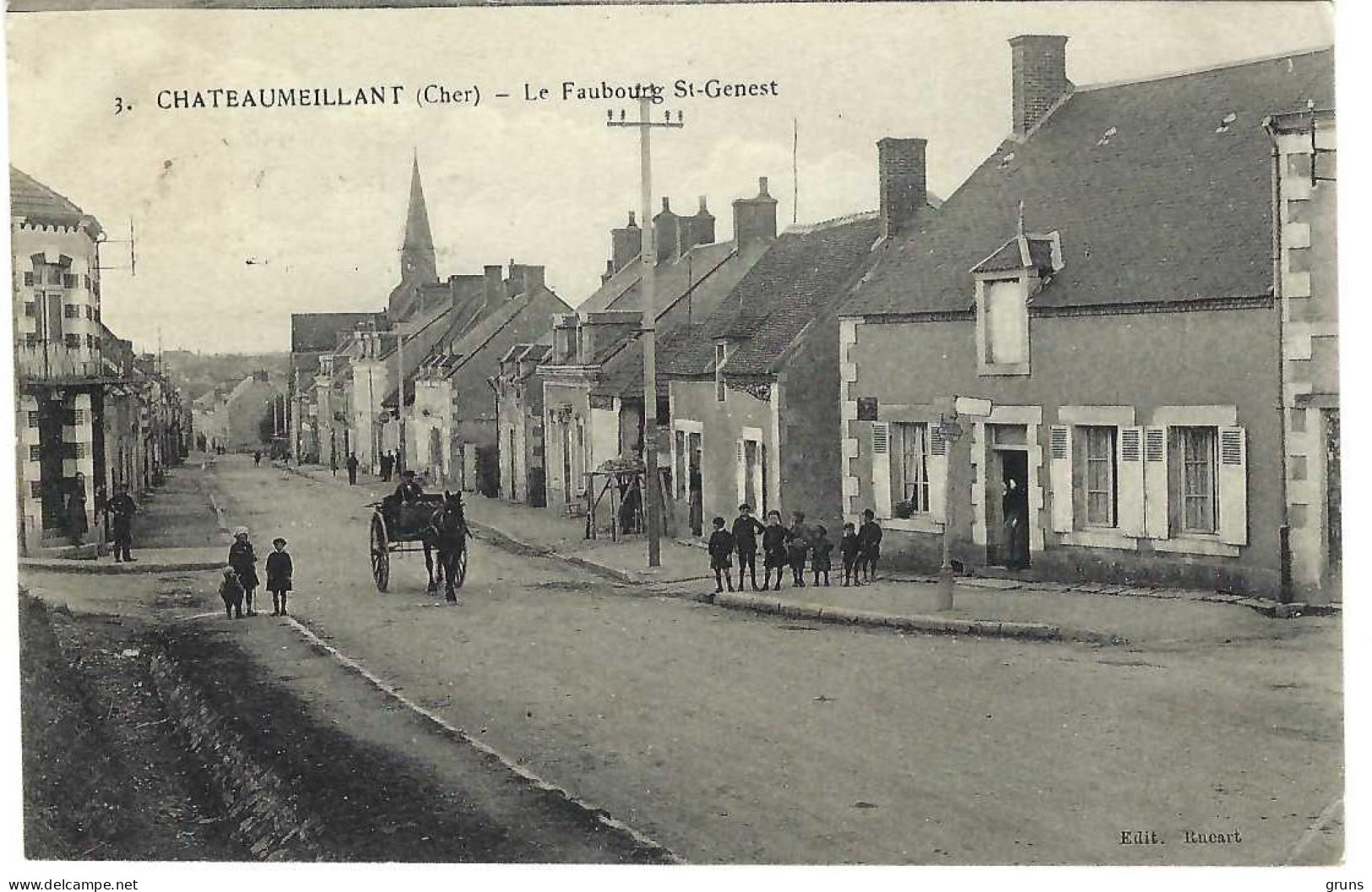 Chateaumeillant Le Faubourg St Genest, Rare - Châteaumeillant