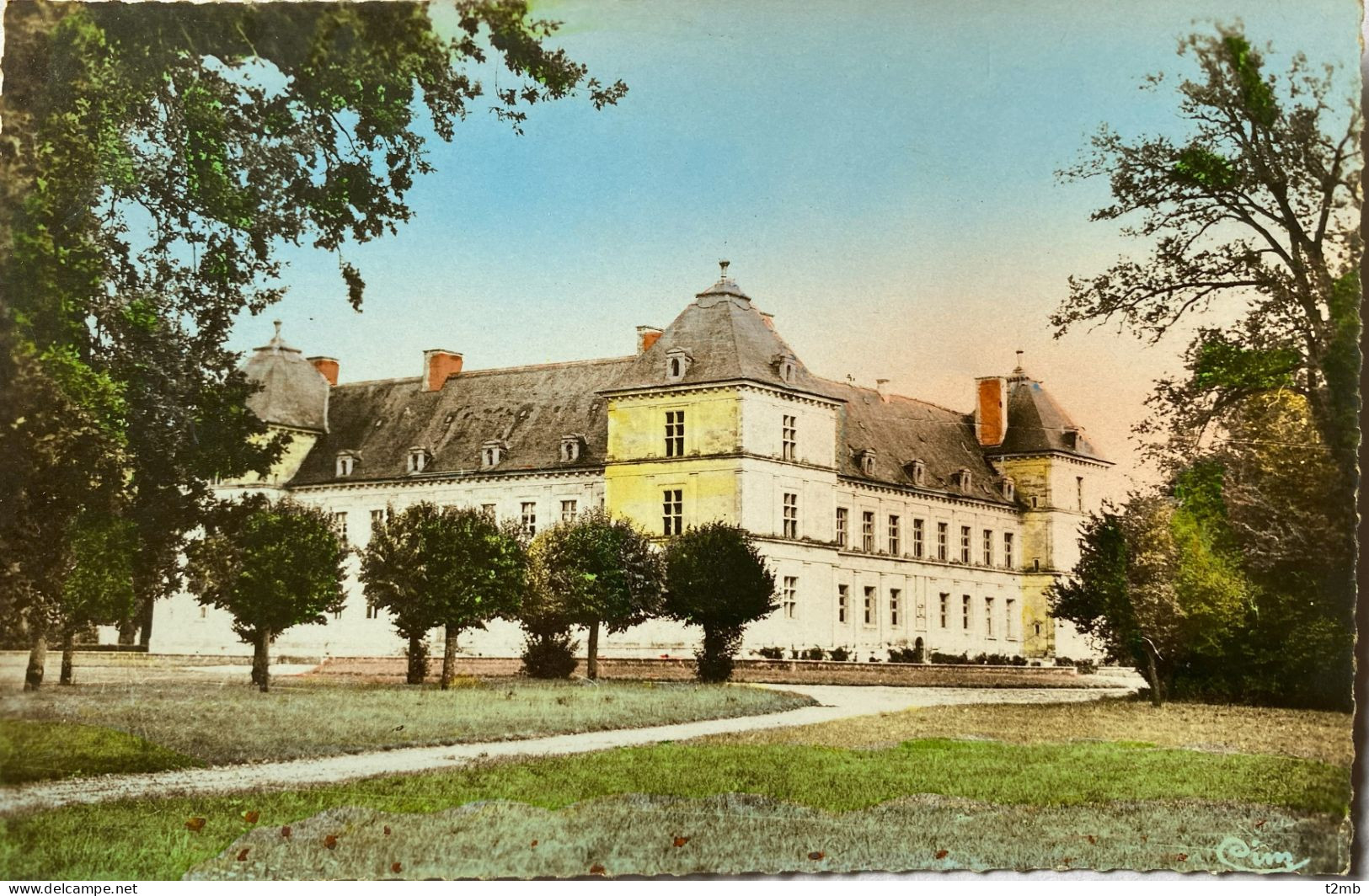 CP ANCY LE FRANC (Yonne) - Château, Côté Est Et Le Parc (n° 5) - Ancy Le Franc