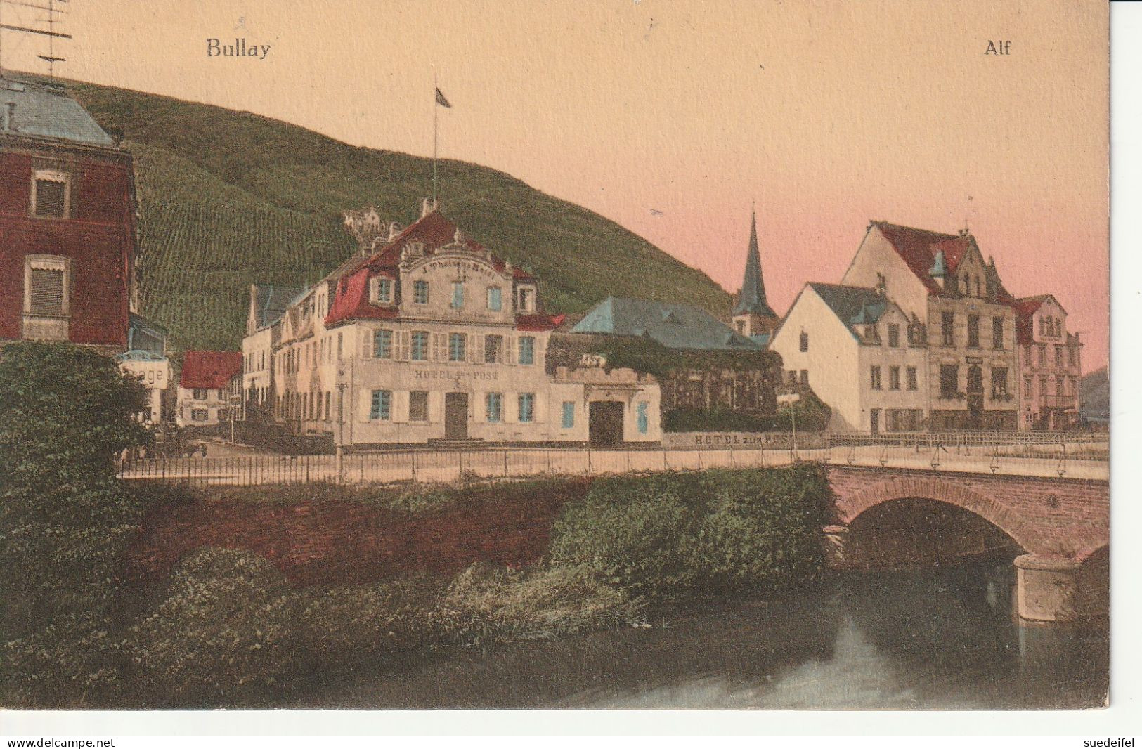 Alf  1919, Hotel  Zur Post - Alf-Bullay