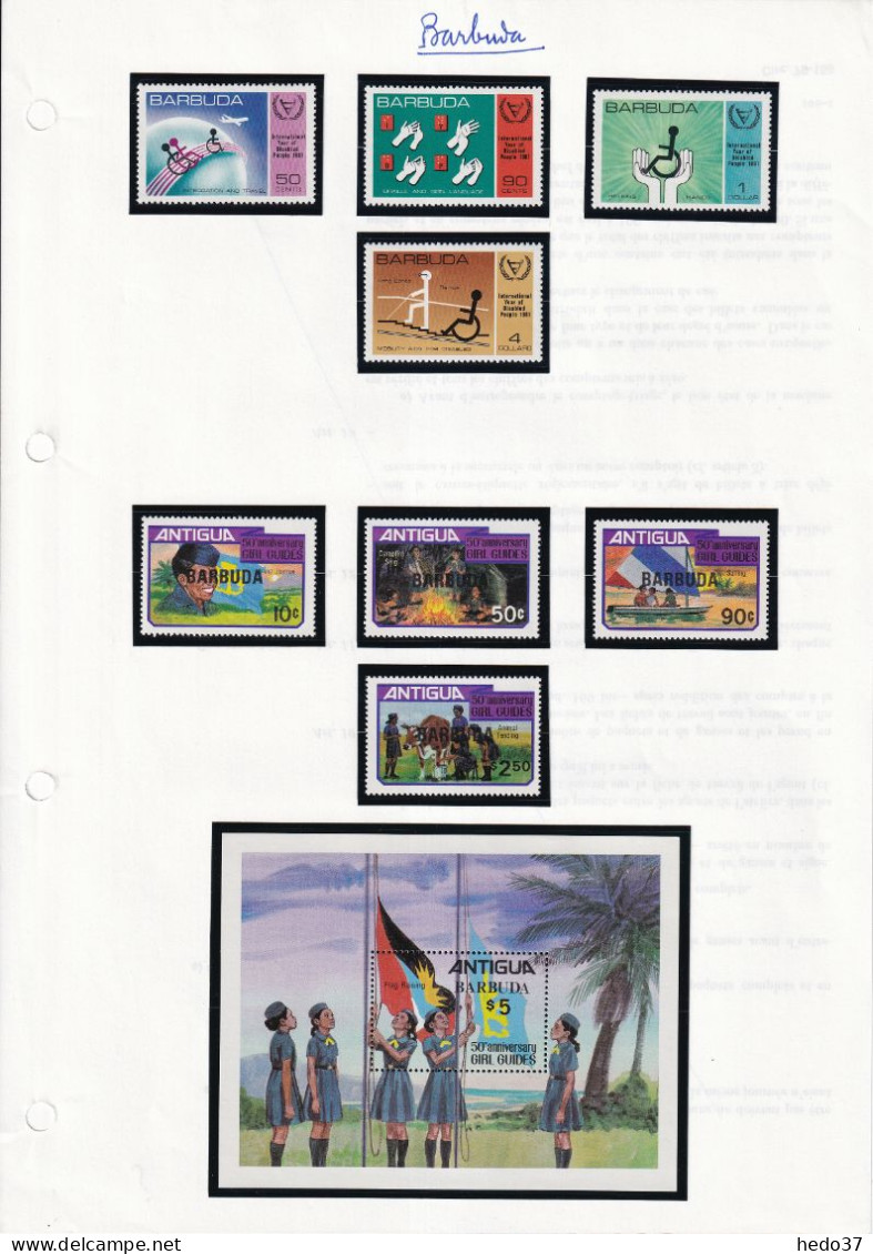 Barbuda - Collection Vendue Page Par Page - Neufs ** Sans Charnière - TB - Antigua Et Barbuda (1981-...)