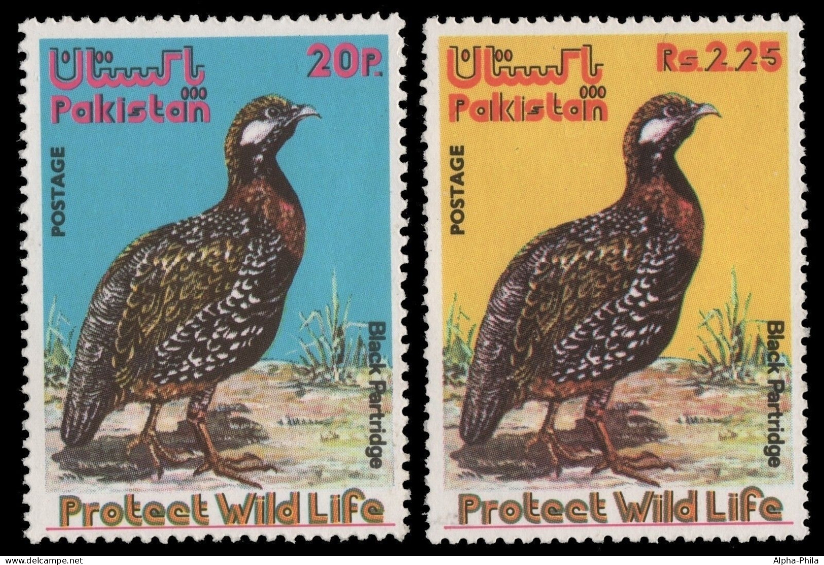 Pakistan 1975 - Mi-Nr. 390-391 ** - MNH - Vögel / Birds - Pakistan