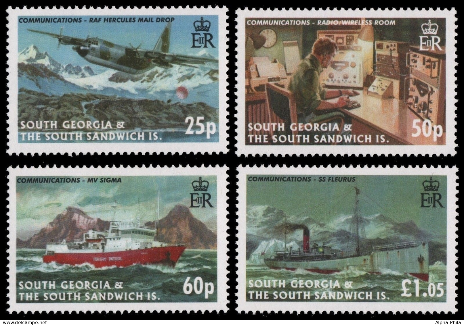 Süd-Georgien 2006 - Mi-Nr. 429-432 ** - MNH - Schiffe / Ships - Georgias Del Sur (Islas)