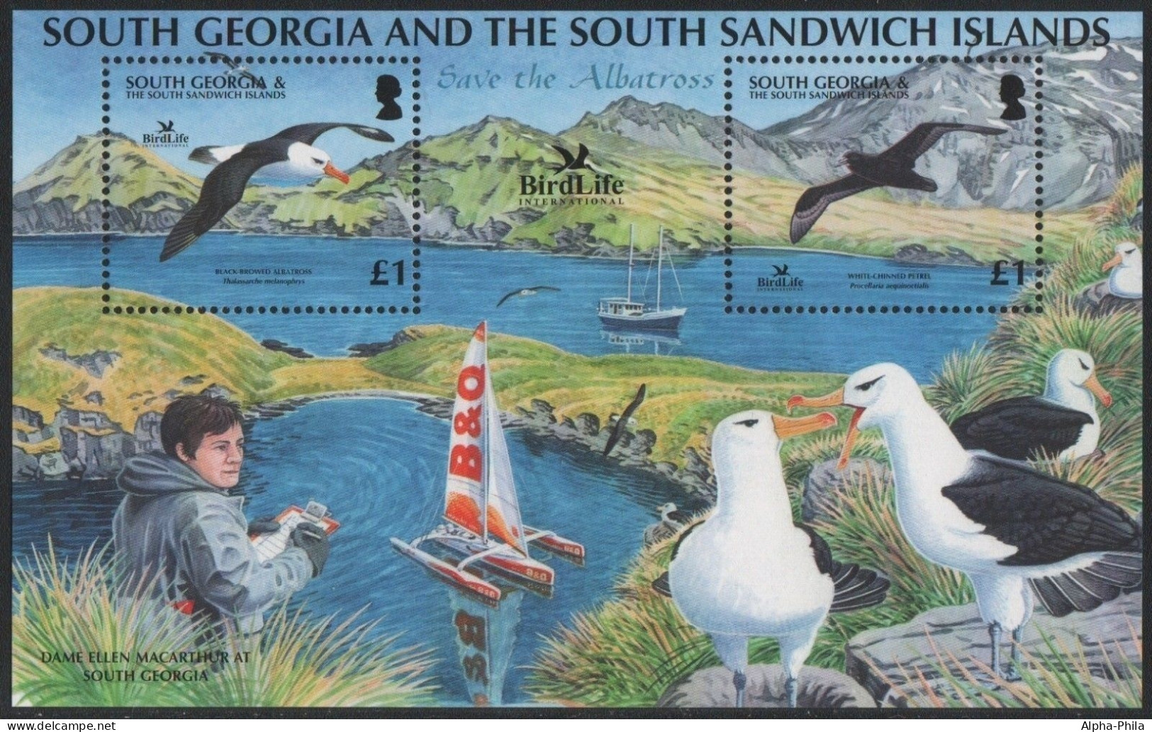 Süd-Georgien 2006 - Mi-Nr. Block 16 ** - MNH - Vögel / Birds - South Georgia