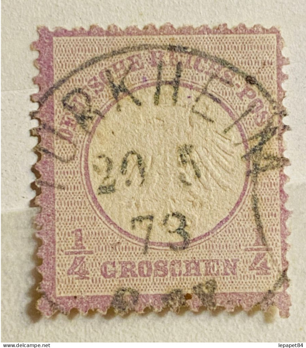 Allemagne YT N° 1 Oblitéré/used Beau Cachet 20/05/1873 - Used Stamps