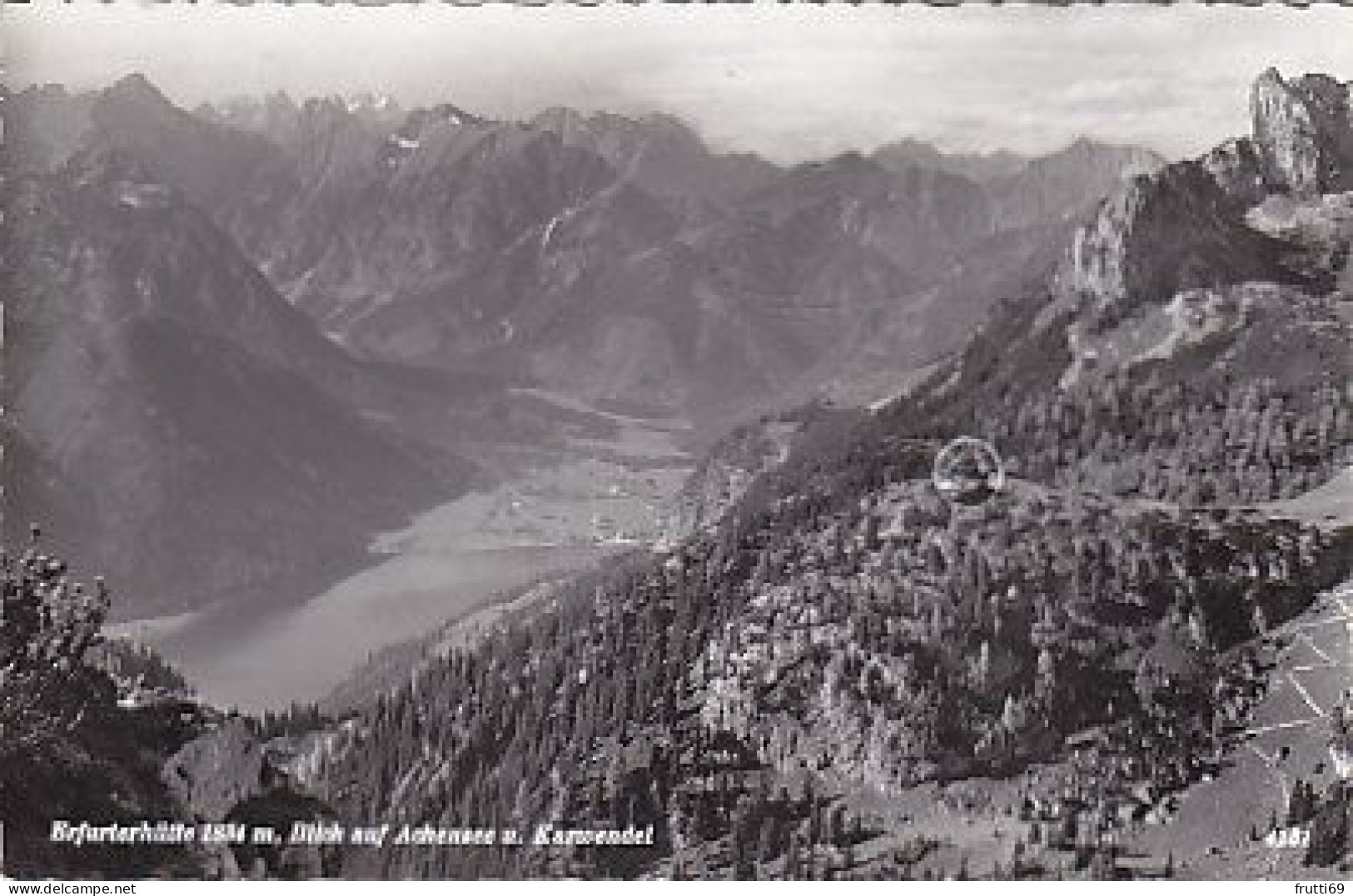 AK 216285 AUSTRIA - Erfurterhütte - Blick Auf Achensee U. Karwendel - Achenseeorte