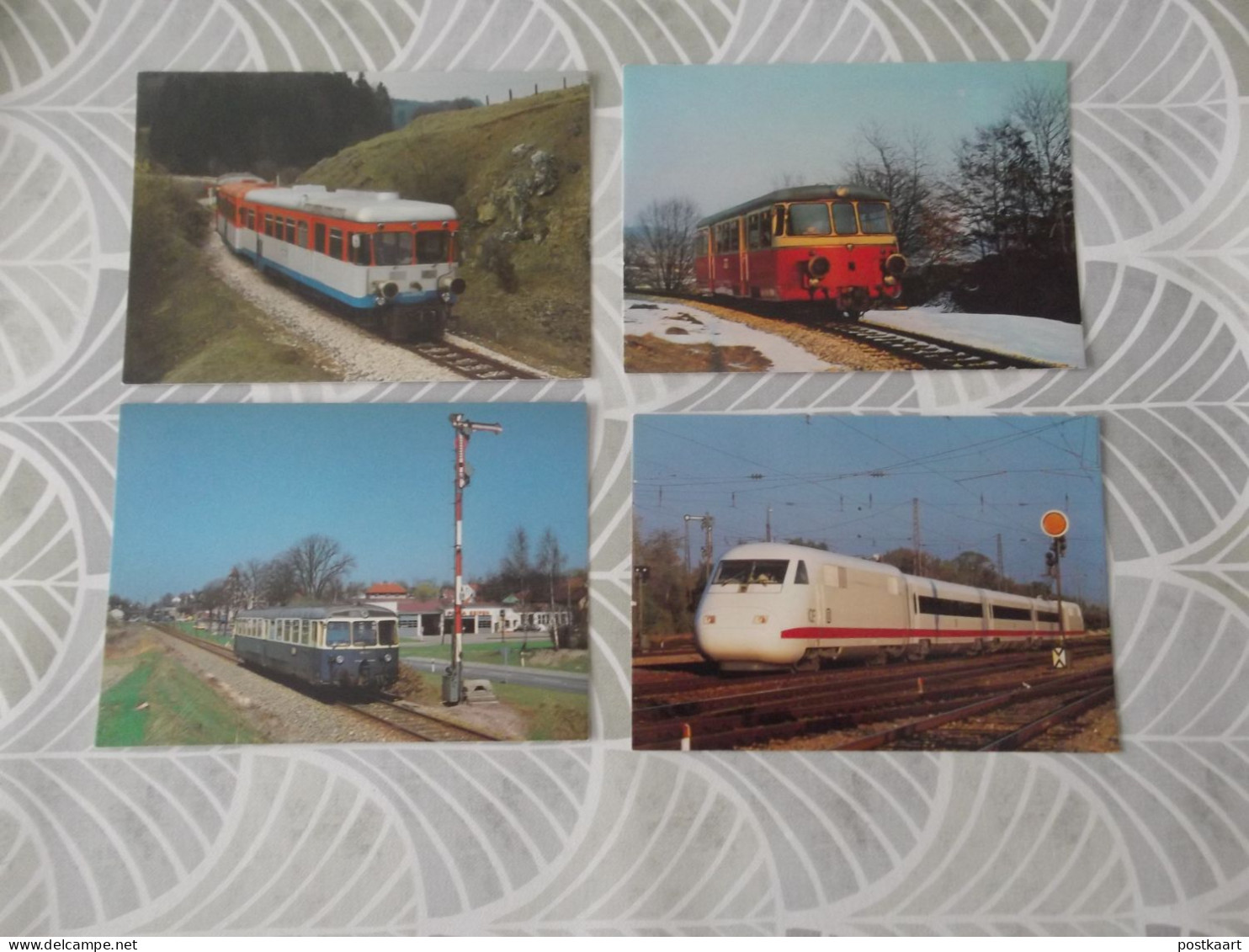 LOT Van 162 Postkaarten TREINEN - TRAINS - LOCOMOTIEVEN - 100 - 499 Postales