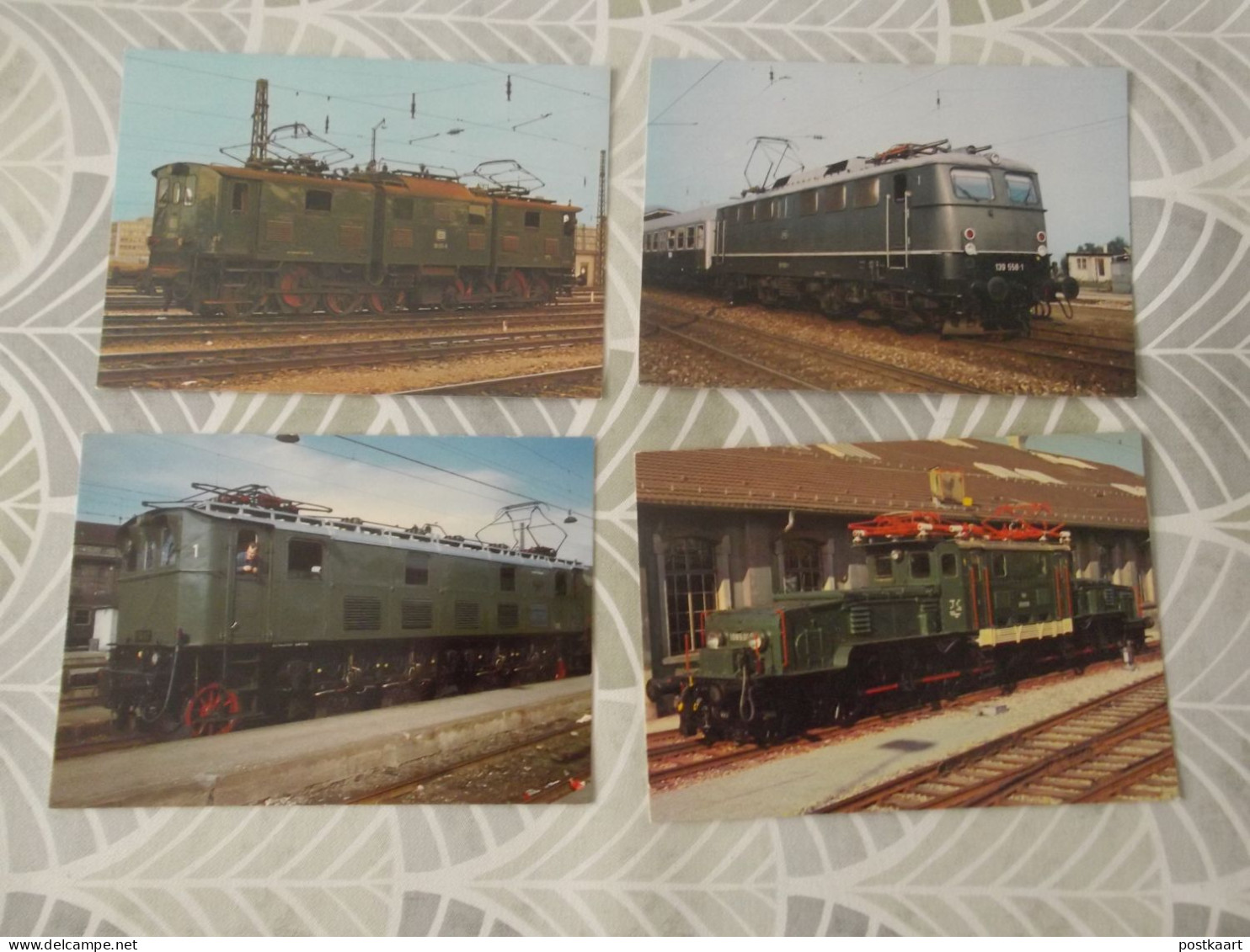 LOT Van 162 Postkaarten TREINEN - TRAINS - LOCOMOTIEVEN - 100 - 499 Cartoline