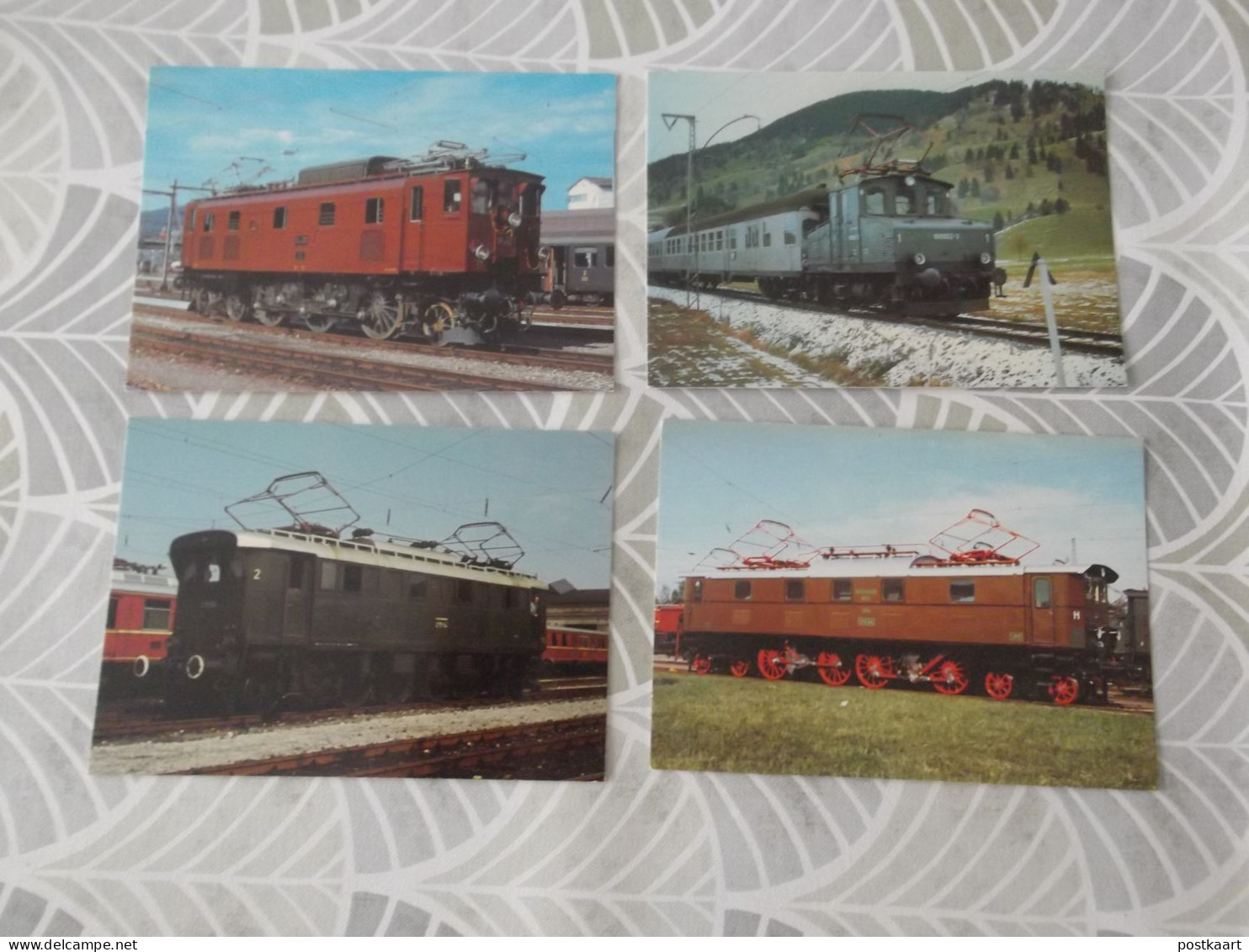 LOT Van 162 Postkaarten TREINEN - TRAINS - LOCOMOTIEVEN - 100 - 499 Postkaarten