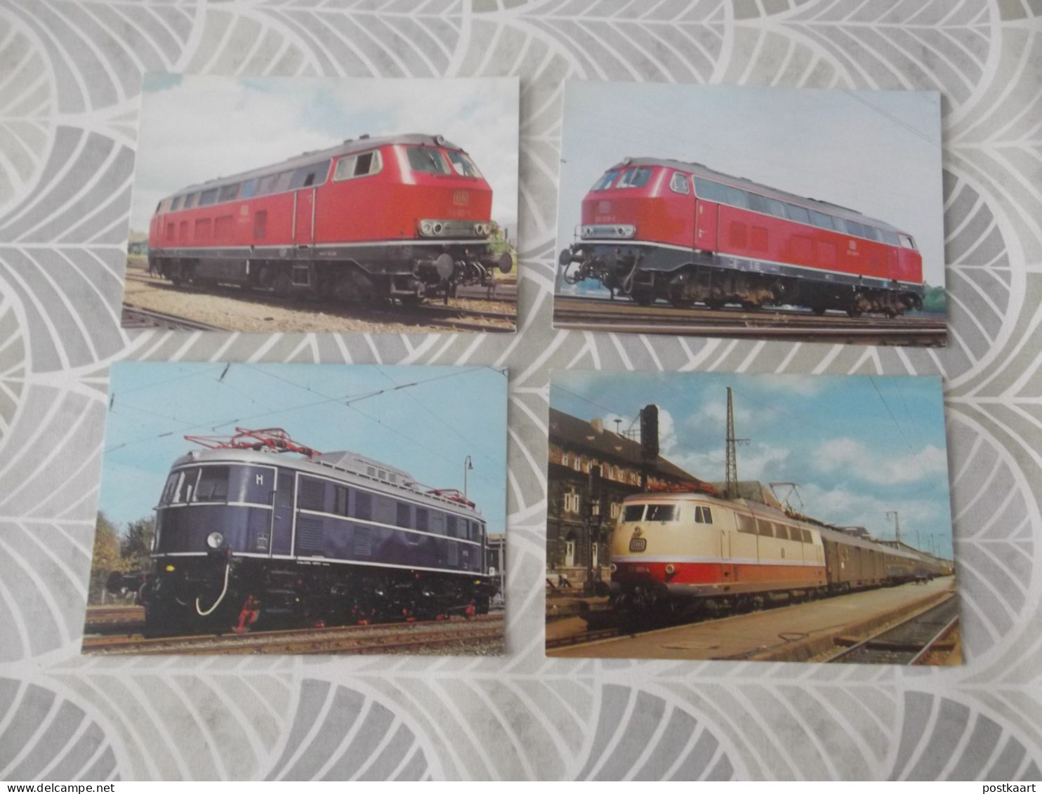 LOT Van 162 Postkaarten TREINEN - TRAINS - LOCOMOTIEVEN - 100 - 499 Karten