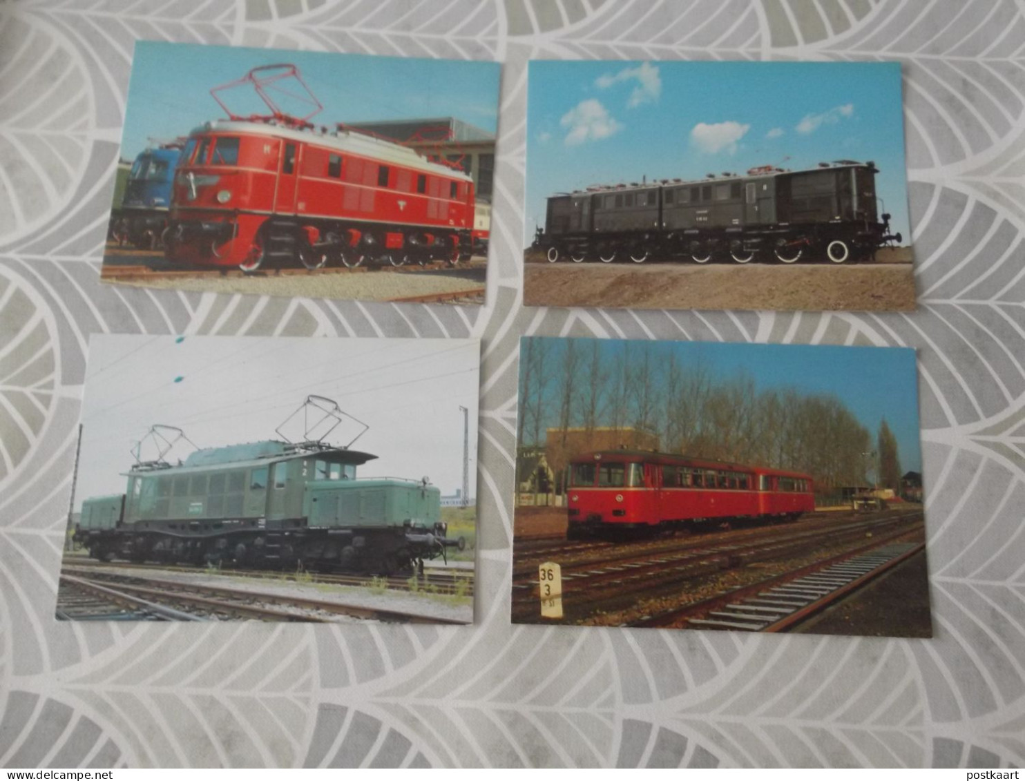 LOT Van 162 Postkaarten TREINEN - TRAINS - LOCOMOTIEVEN - 100 - 499 Postales