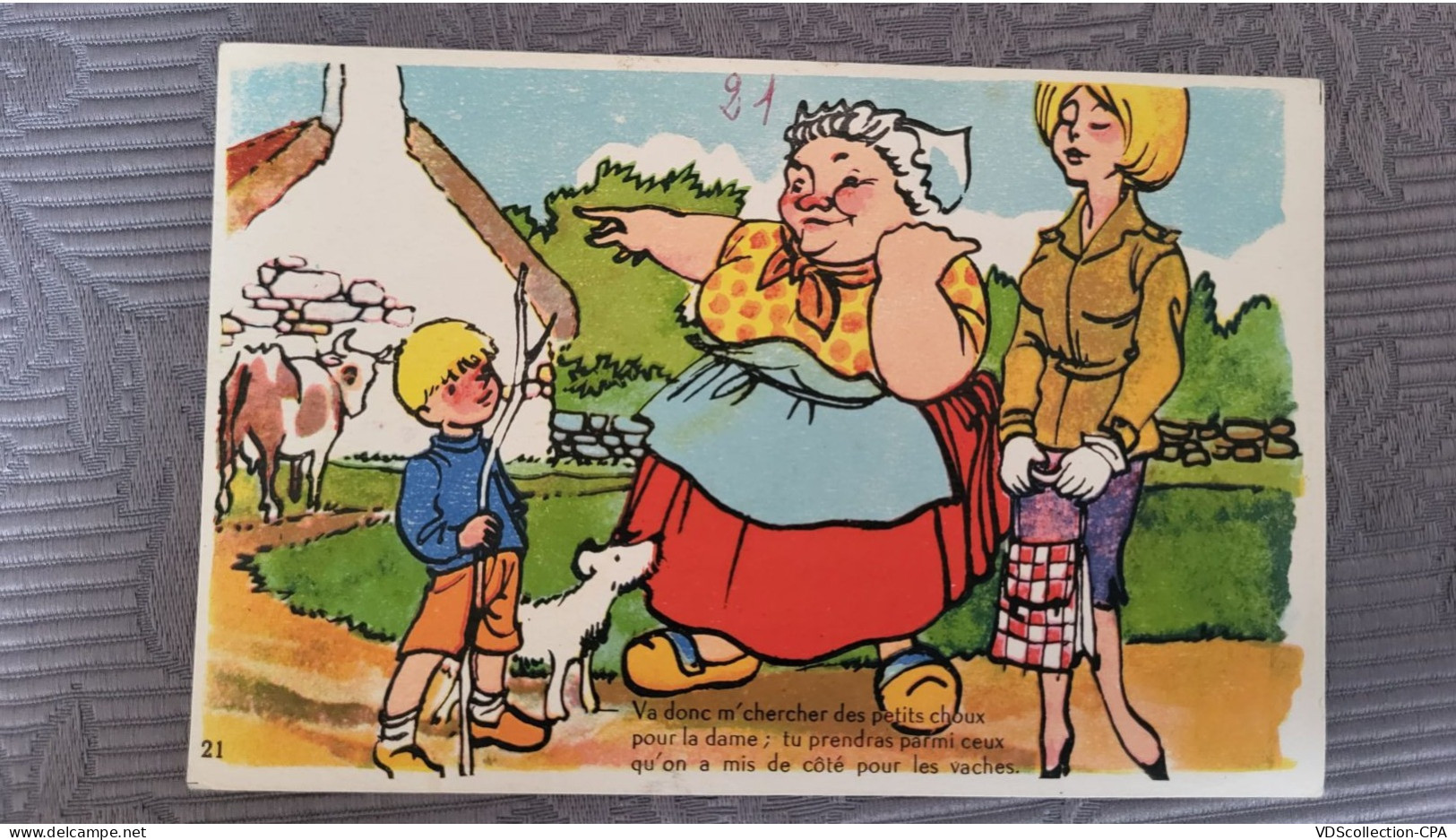 3 CPA - HUMOUR EROTICO - COMIQUE  A LA FRANCAISE -  ILLUSTRATEUR ??? -AU CAFE - AU ZOO -  A LA CAMPAGNE - Zeitgenössisch (ab 1950)