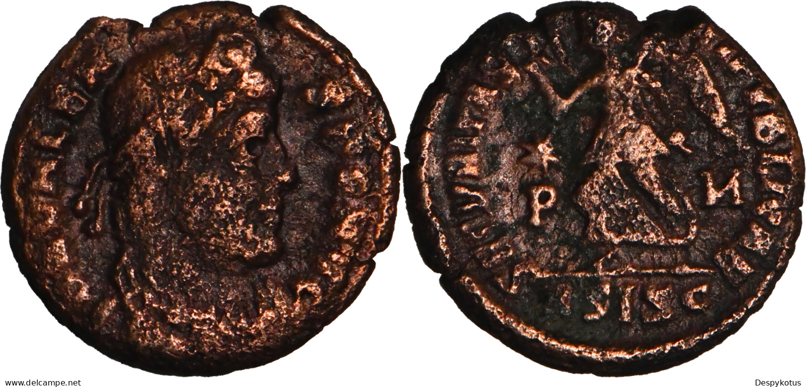 ROME - Nummus AE3 - VALENS - SECVRITAS REIPVBLICAE - Siscia - RIC 7b Xvii - 19-110 - Der Spätrömanischen Reich (363 / 476)