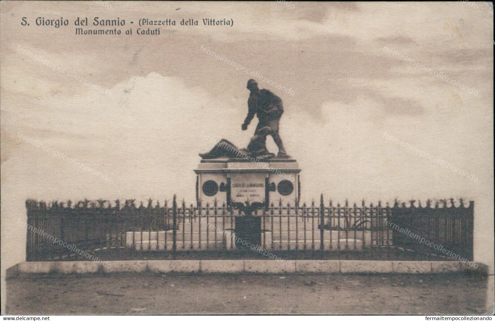 Cr22 Cartolina S.giorgio Del Sannio Monumento Ai Caduti  Benevento Campania - Benevento