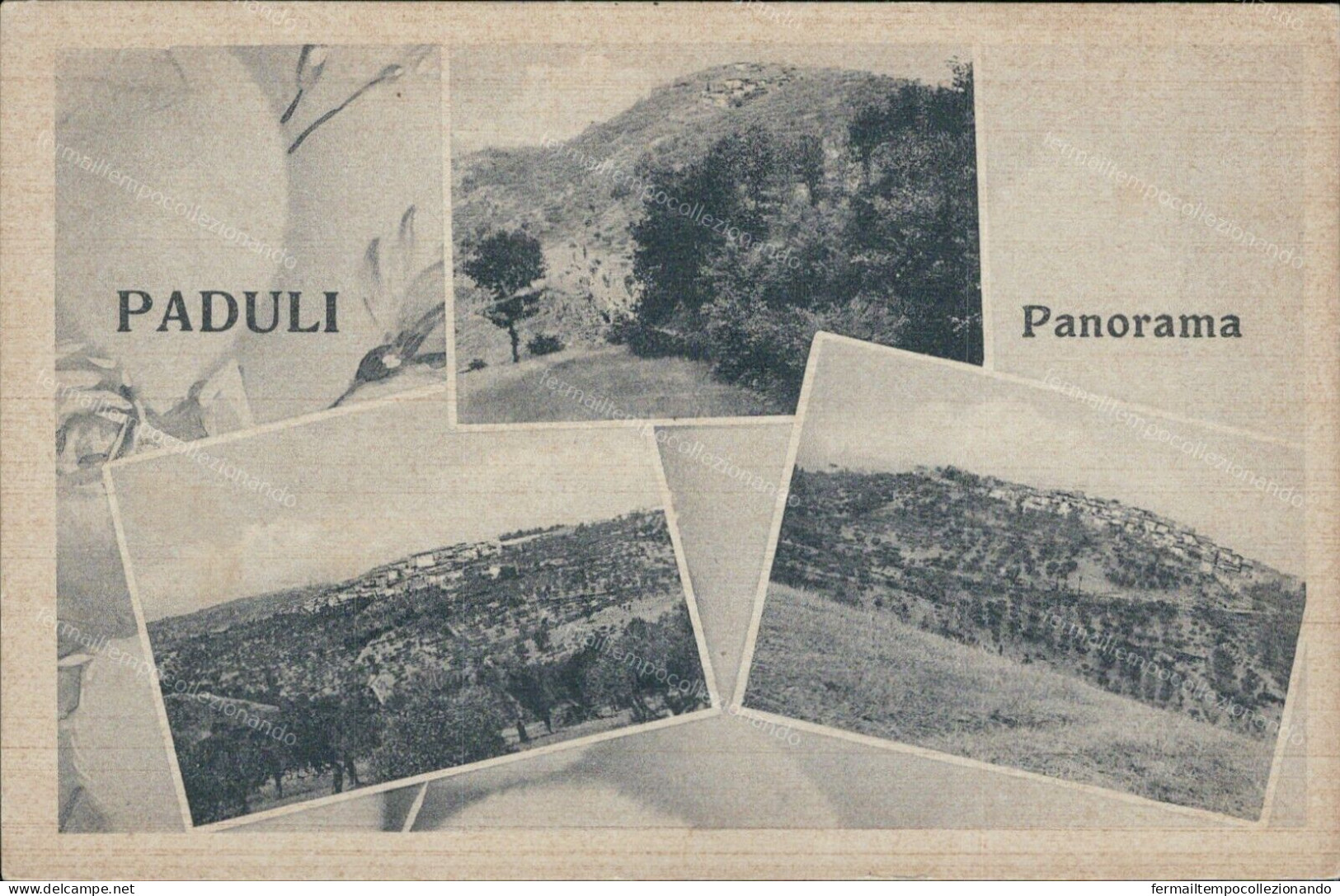 Cr23 Cartolina  Paduli Panorama Provincia Di  Benevento Campania - Benevento