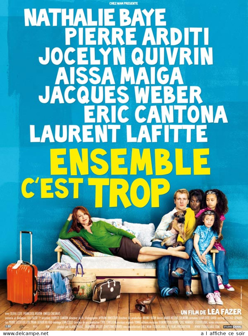 Affiche Cinéma Orginale Film ENSEMBLE C'EST TROP 120x160cm - Posters