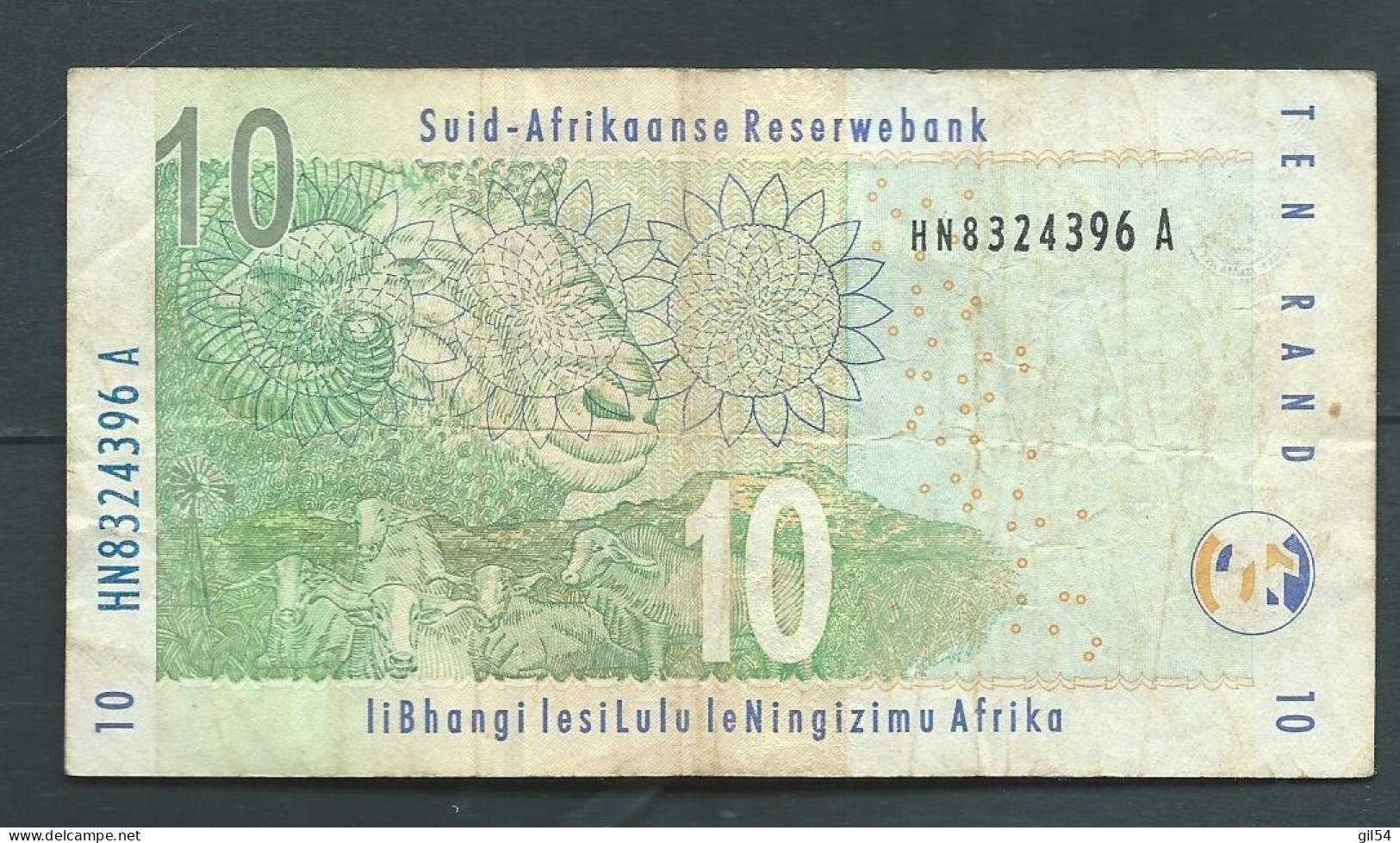 SOUTH AFRICA UNC TEN RAND - 10 Rands-  HN8324396A  Laura 14106 - South Africa