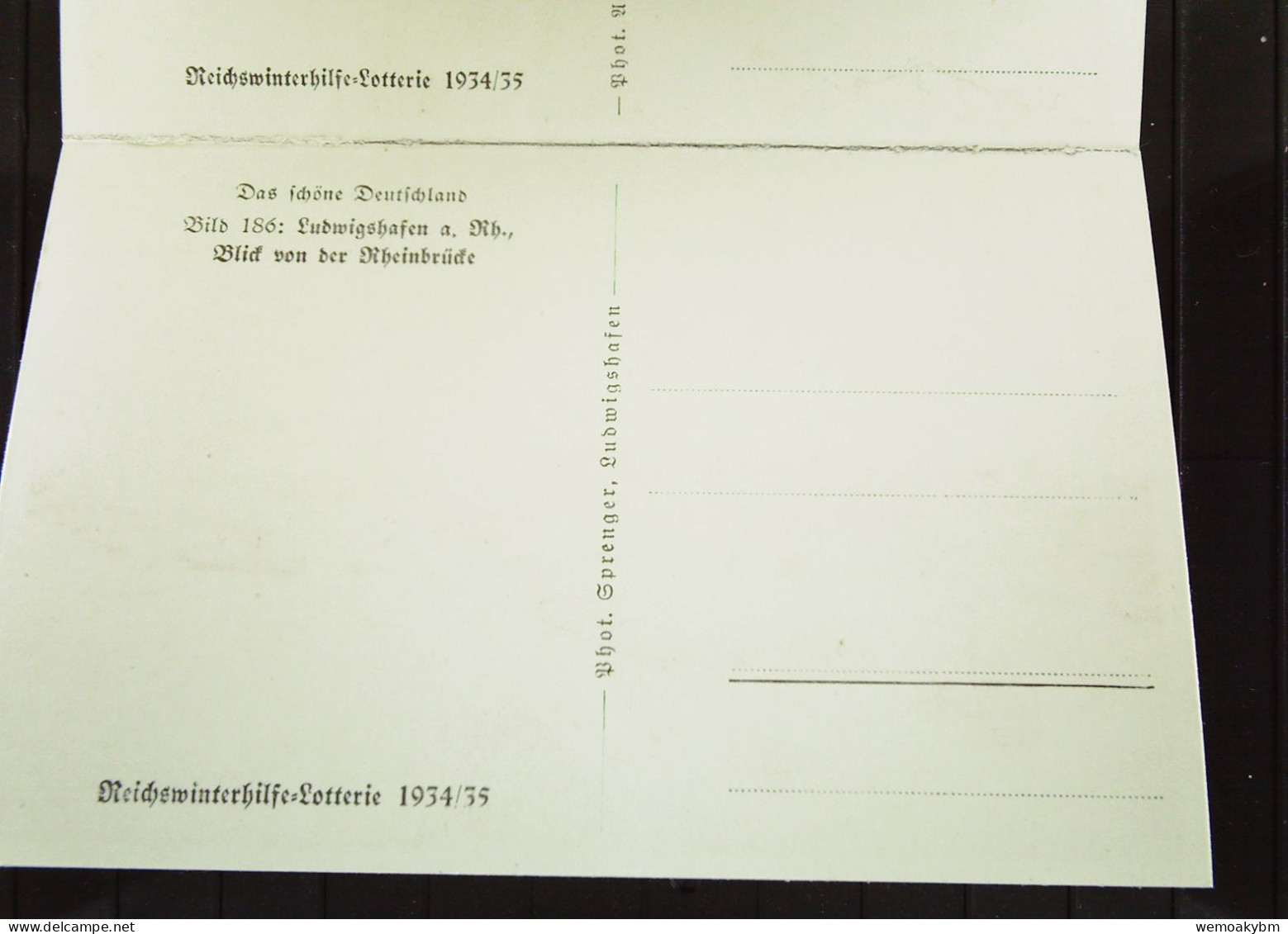 DR: 2 AK  Aus Faltbuch Mit "Das Schöne Deutschland" Bild 185: Limburg Im Lahntal U. Bild 186: Ludwigshafen A. Rhein 1935 - Limburg