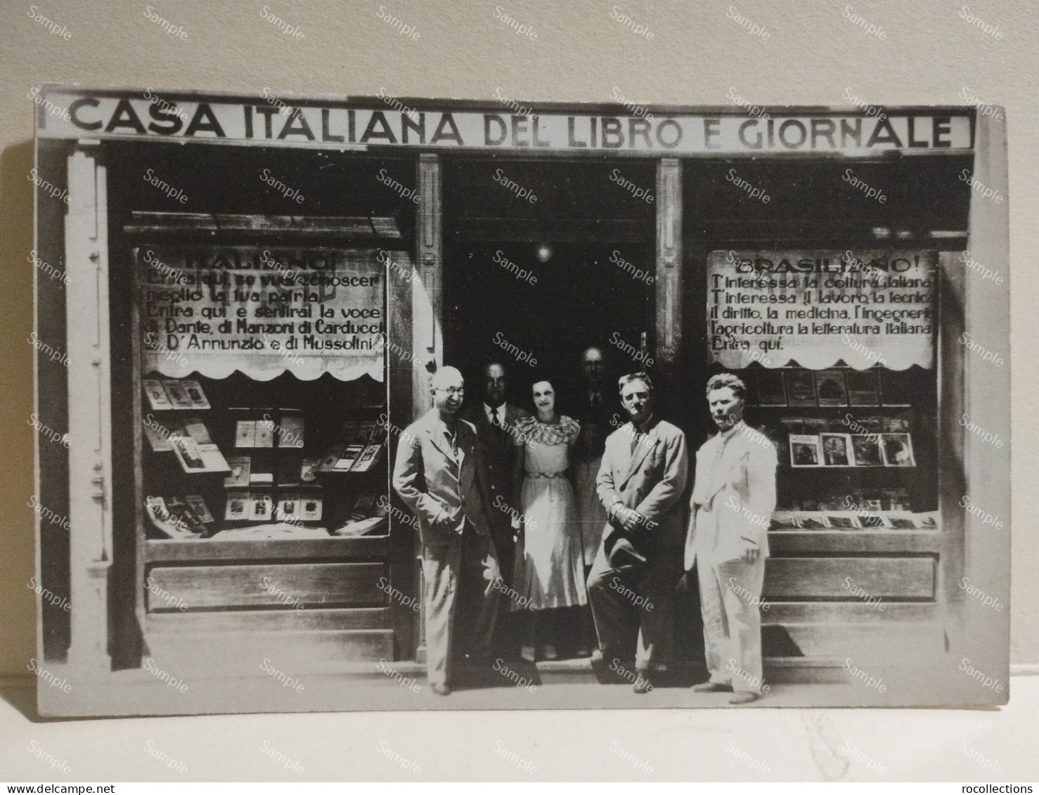 Italy Or Brasil ? Store Italia O Brasile Negozio CASA ITALIANA DEL LIBRO E GIORNALE - Shops