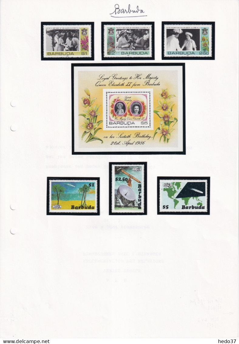 Barbuda - Collection Vendue Page Par Page - Neufs ** Sans Charnière - TB - Antigua Und Barbuda (1981-...)