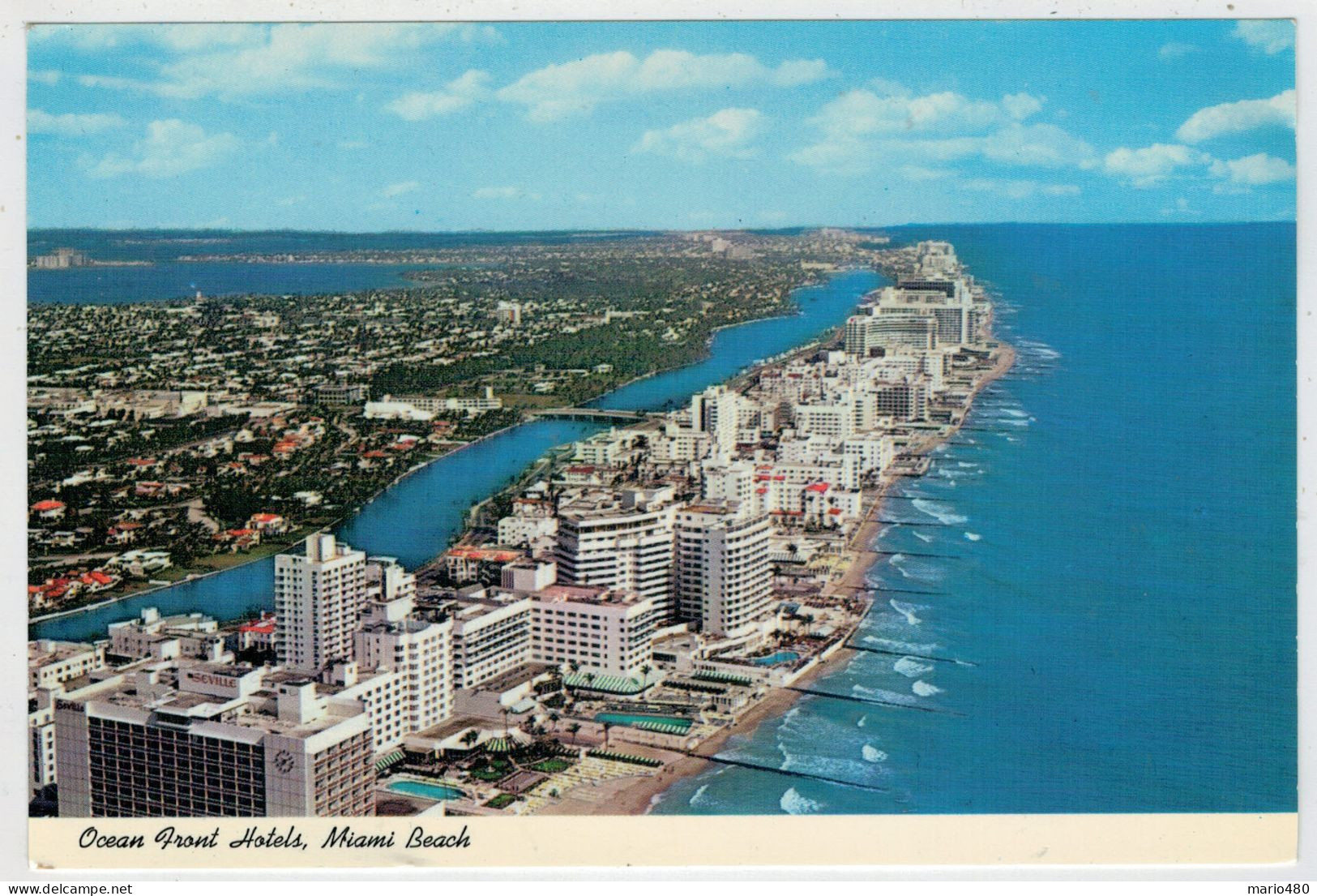 OCEAN  FRONT  HOTELS ,  MIAMI  BEACH    (NUOVA) - Miami