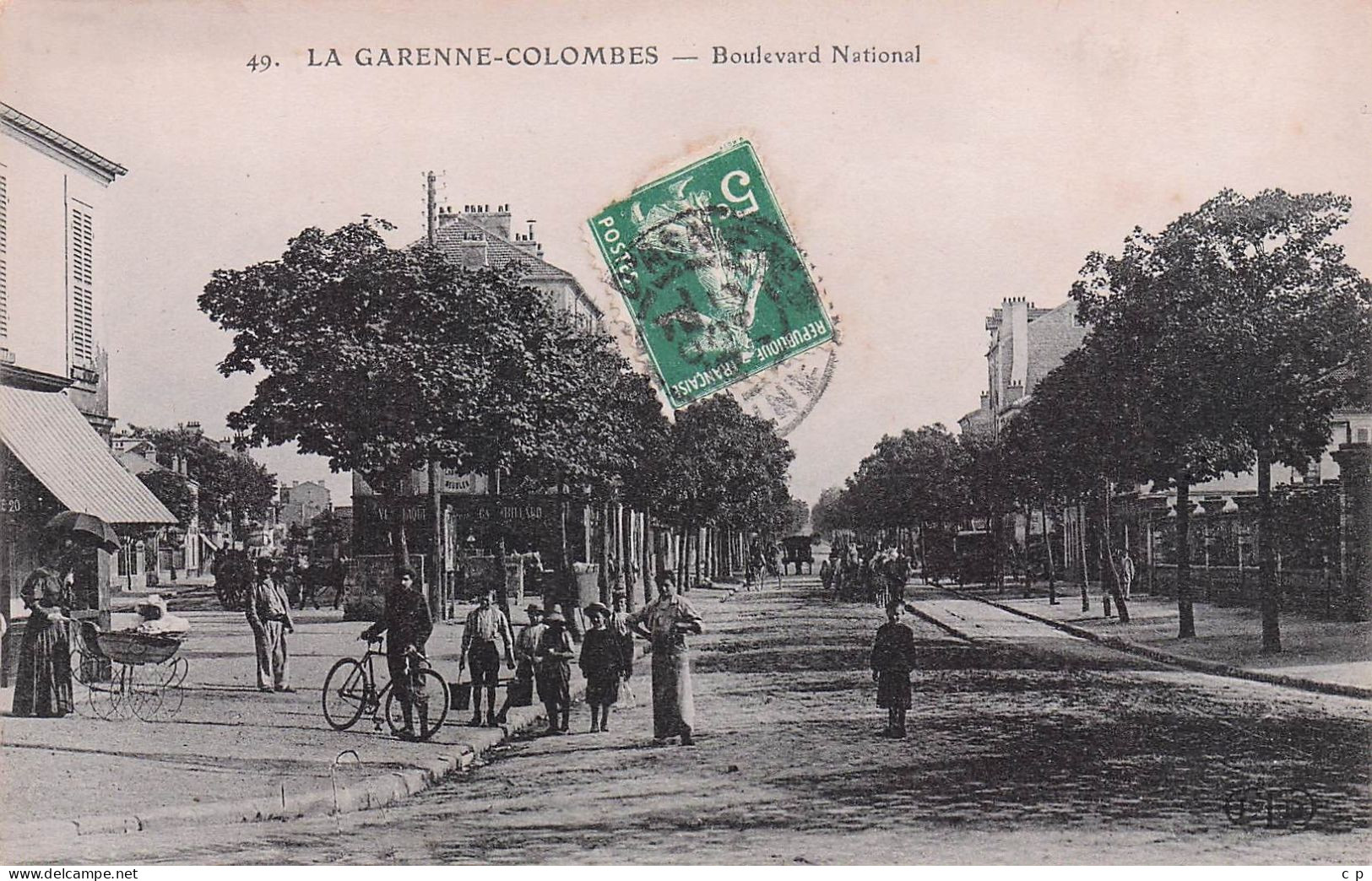 La Garenne Colombes - Boulevard National - CPA °J - La Garenne Colombes