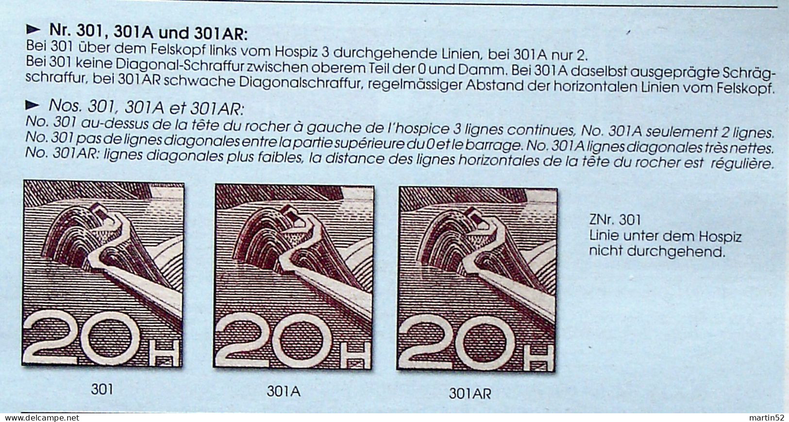 Schweiz Suisse 1949: Grimsel-Stausee Zu 301 URTYPE Mi 533 I Yv 485 VARIÉTÉ Mit Eck-Stempel .50 IX (Zu CHF 80.00) - Used Stamps