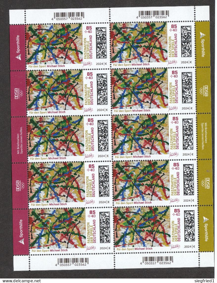 Deutschland BRD **  3825-3827 Olympische Spiele Paris 2024  Postpreis 48,50 € Neuausgabe 2.5.2024 - Unused Stamps